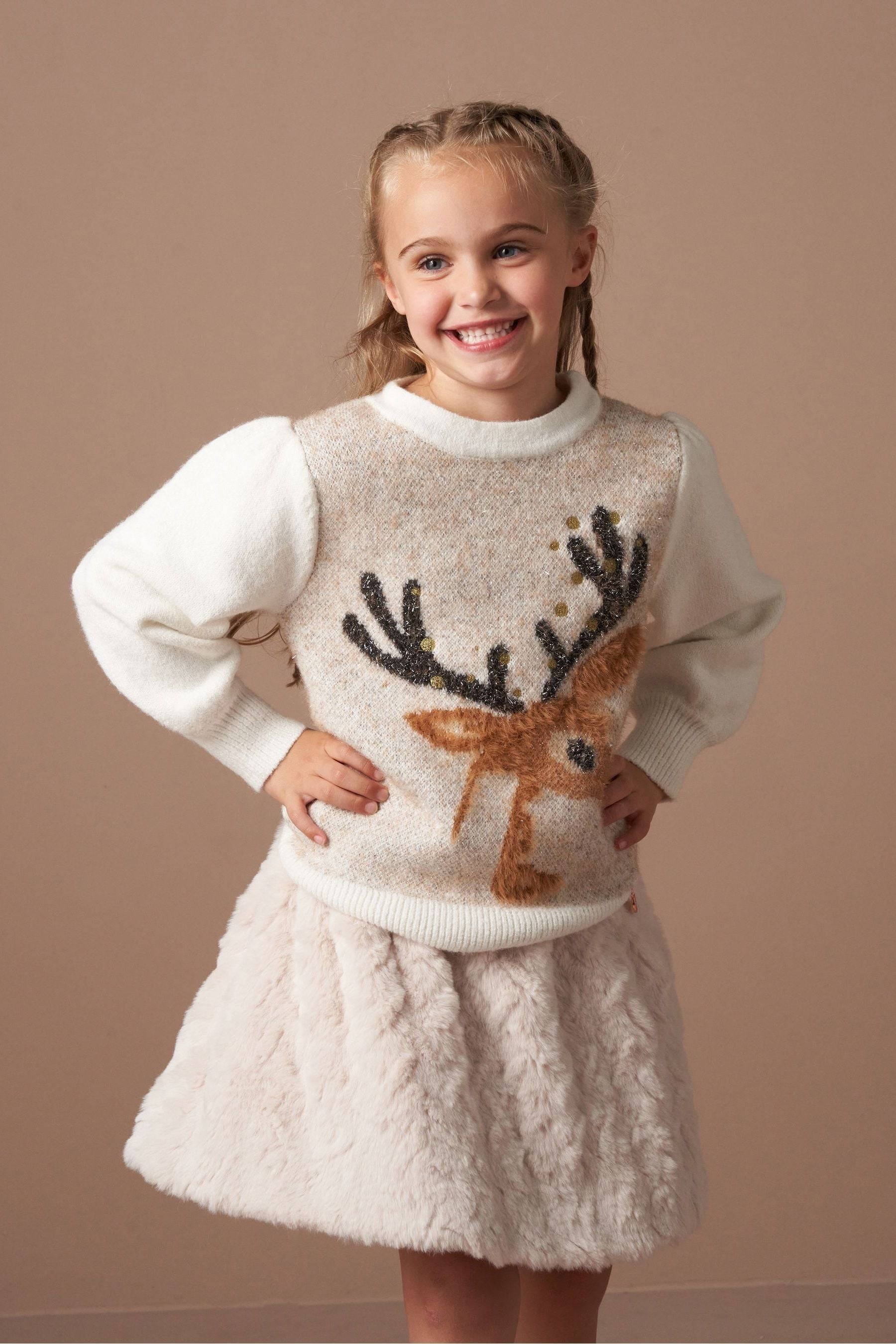 Angel & Rocket Natural Deidre Deer Jumper