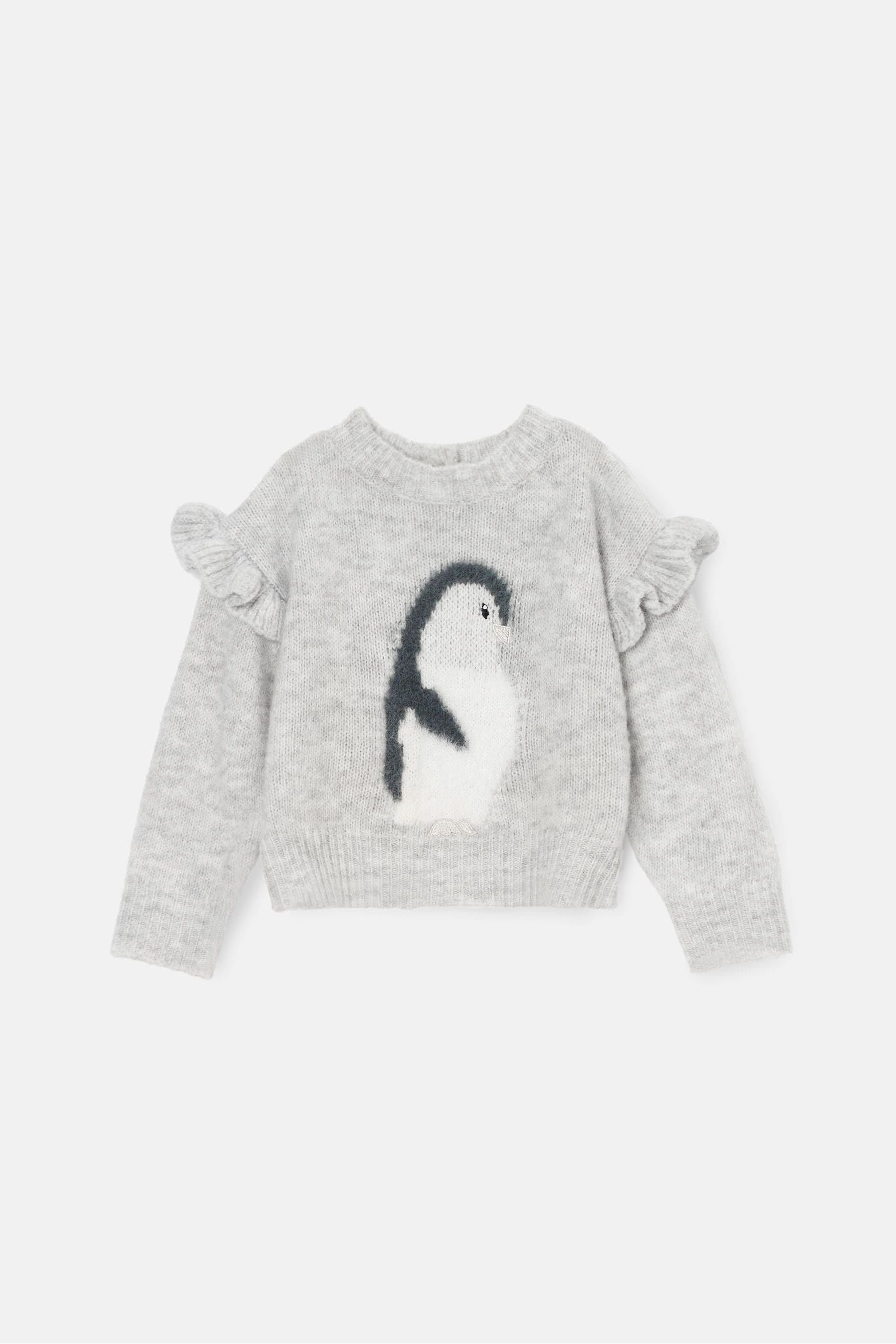 Angel & Rocket Grey Peggy Penguin Jumper