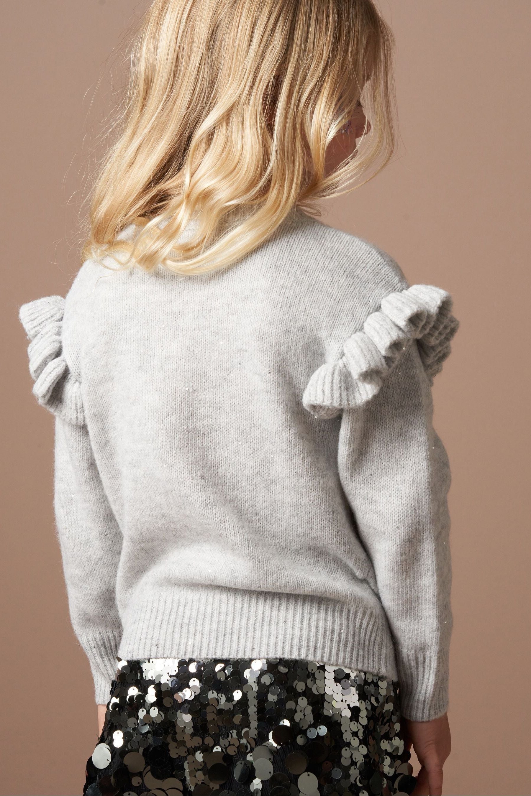 Angel & Rocket Grey Peggy Penguin Jumper