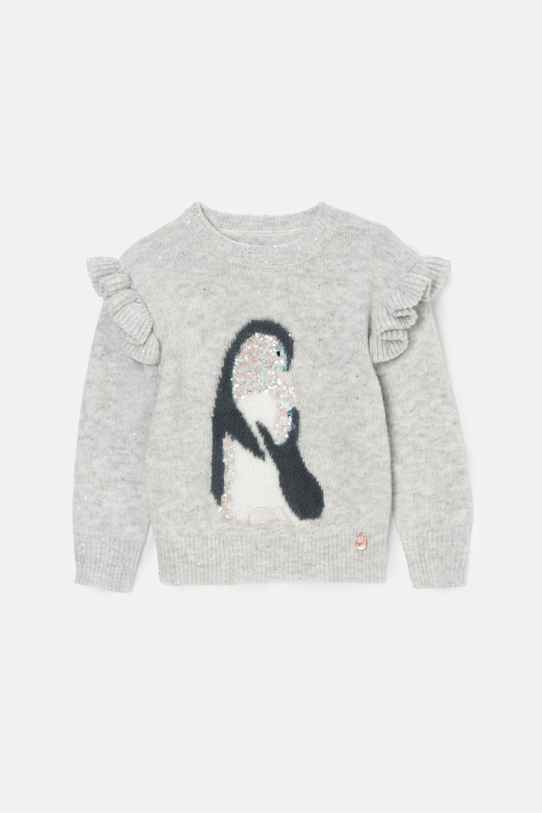 Angel & Rocket Grey Peggy Penguin Jumper