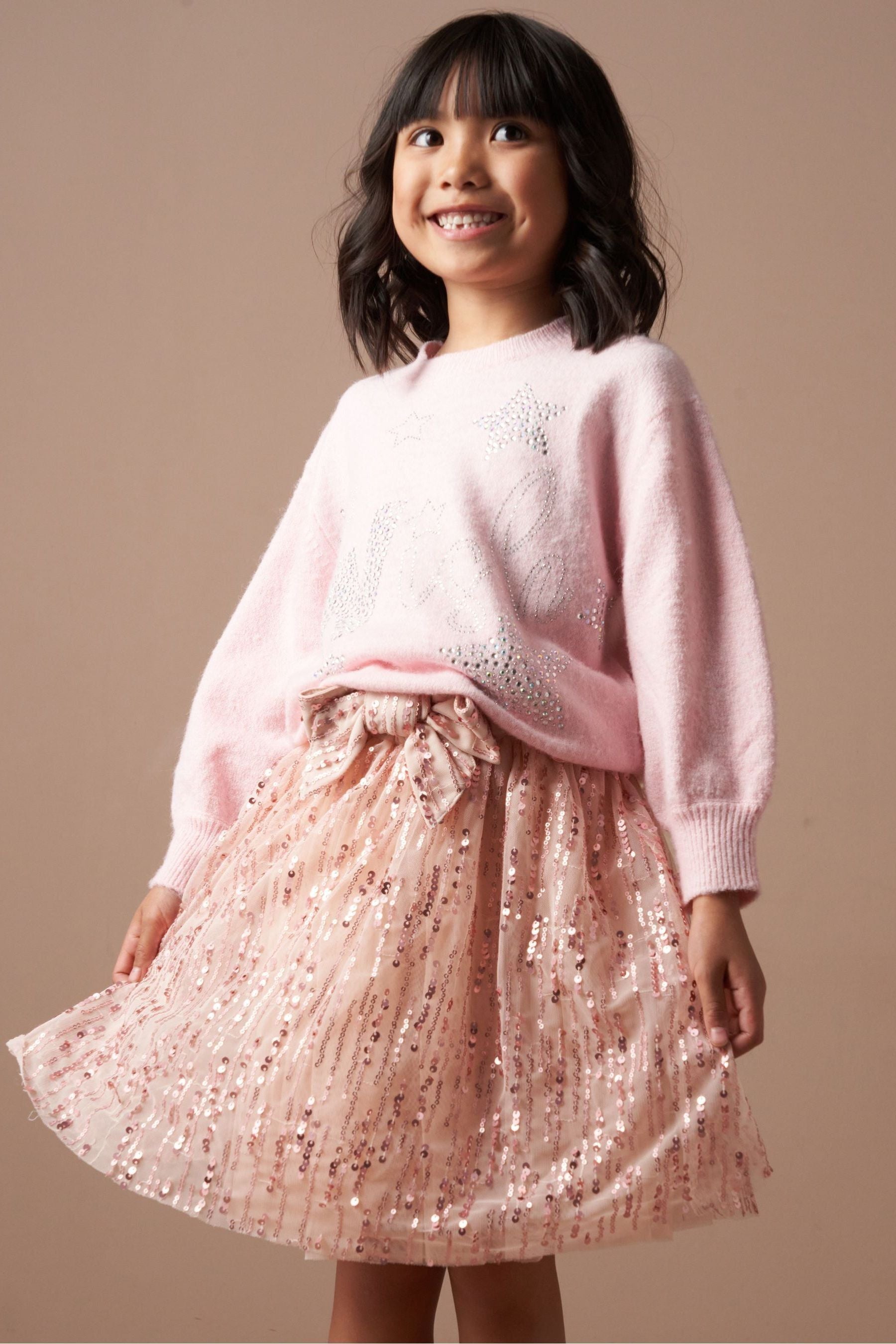 Angel & Rocket Pink Grace Wish Sparkle Jumper