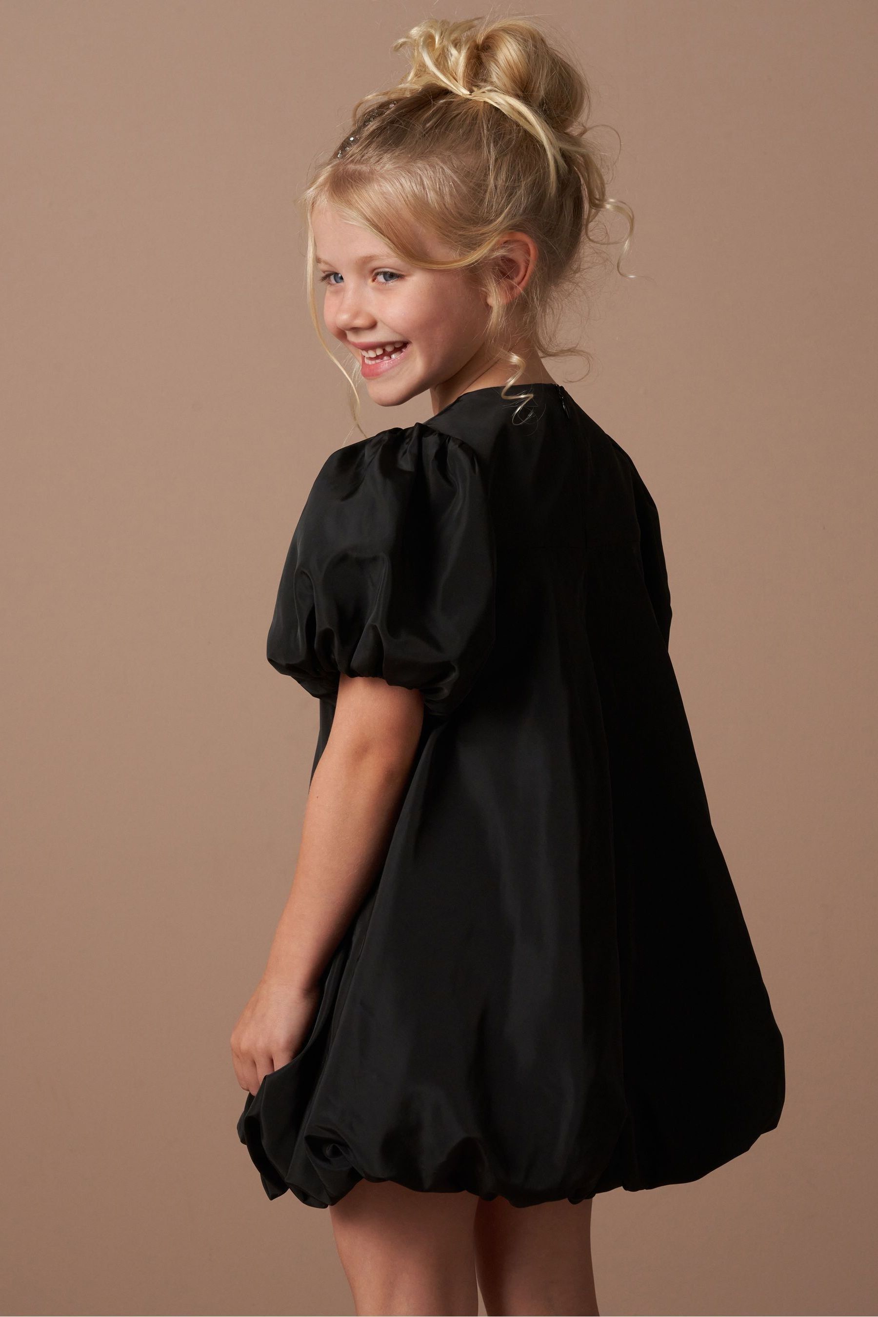 Black Angel & Rocket Nadia Puffball Bow Dress