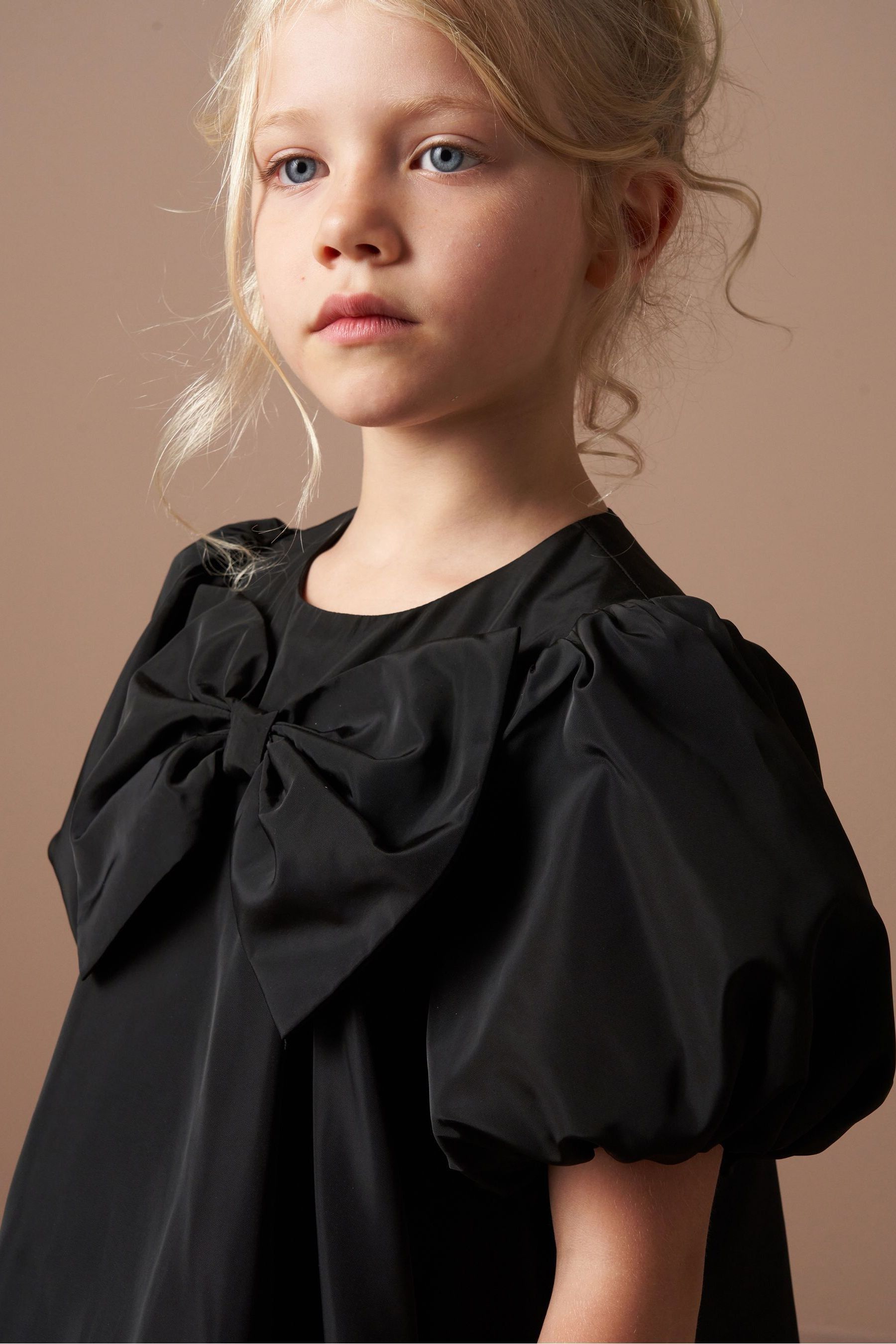 Black Angel & Rocket Nadia Puffball Bow Dress