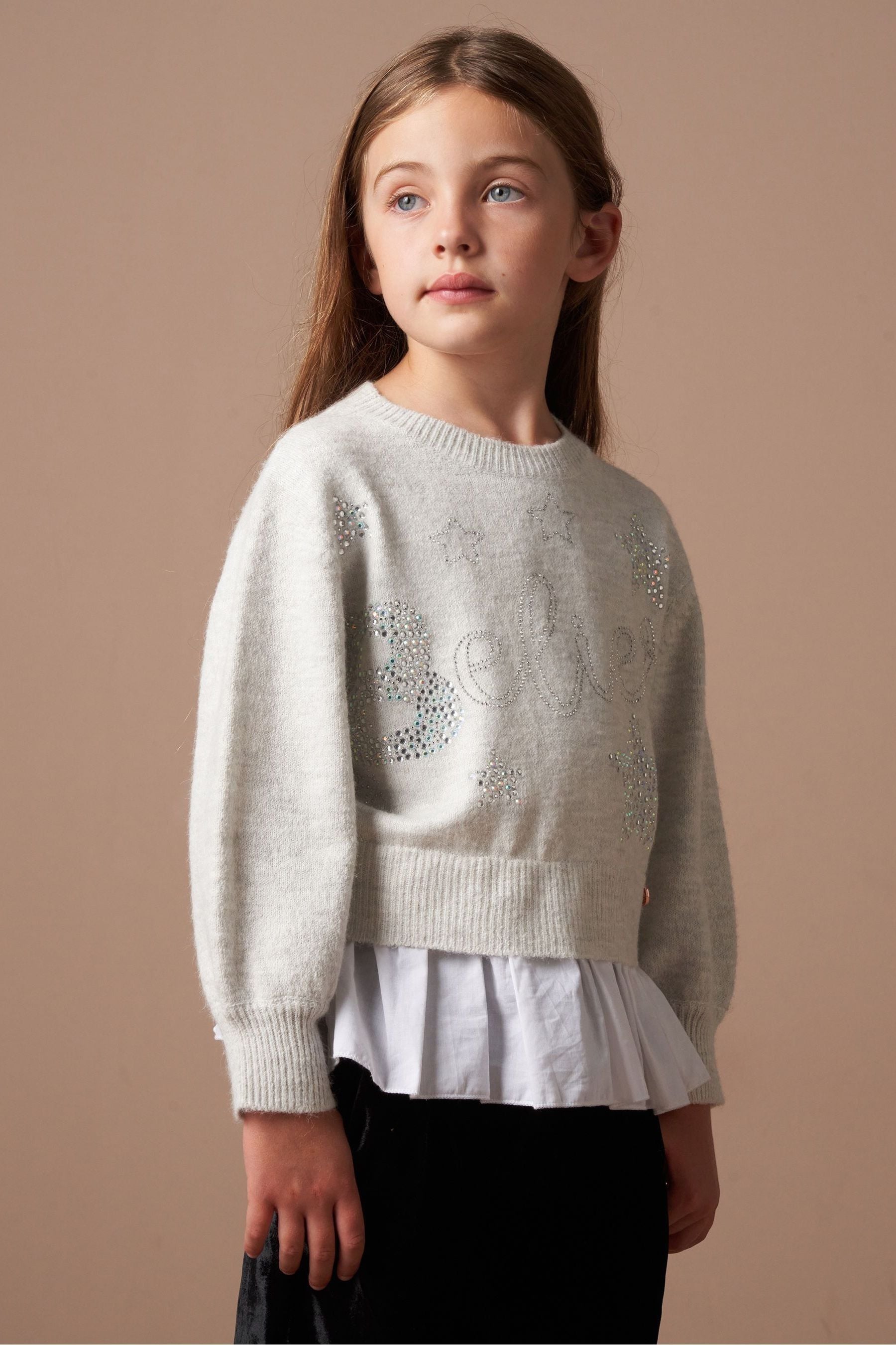 Angel & Rocket Grey Esther Believe Sparkle Jumper