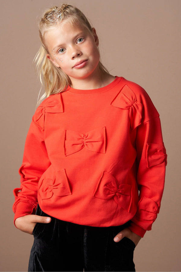 Angel & Rocket Red Riley Bow Sweatshirt