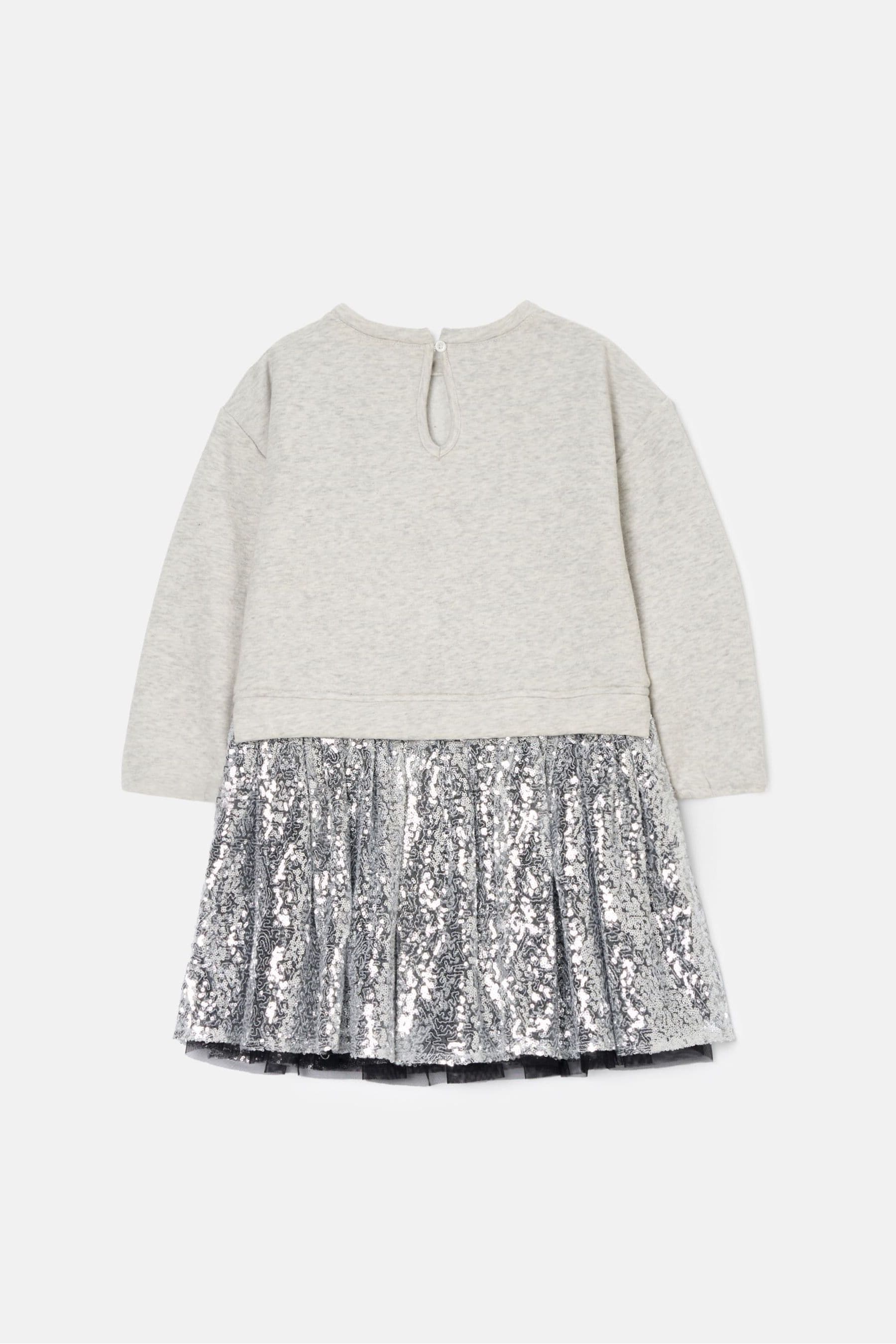 Silver Angel & Rocket Ella Sequin Sweat Dress