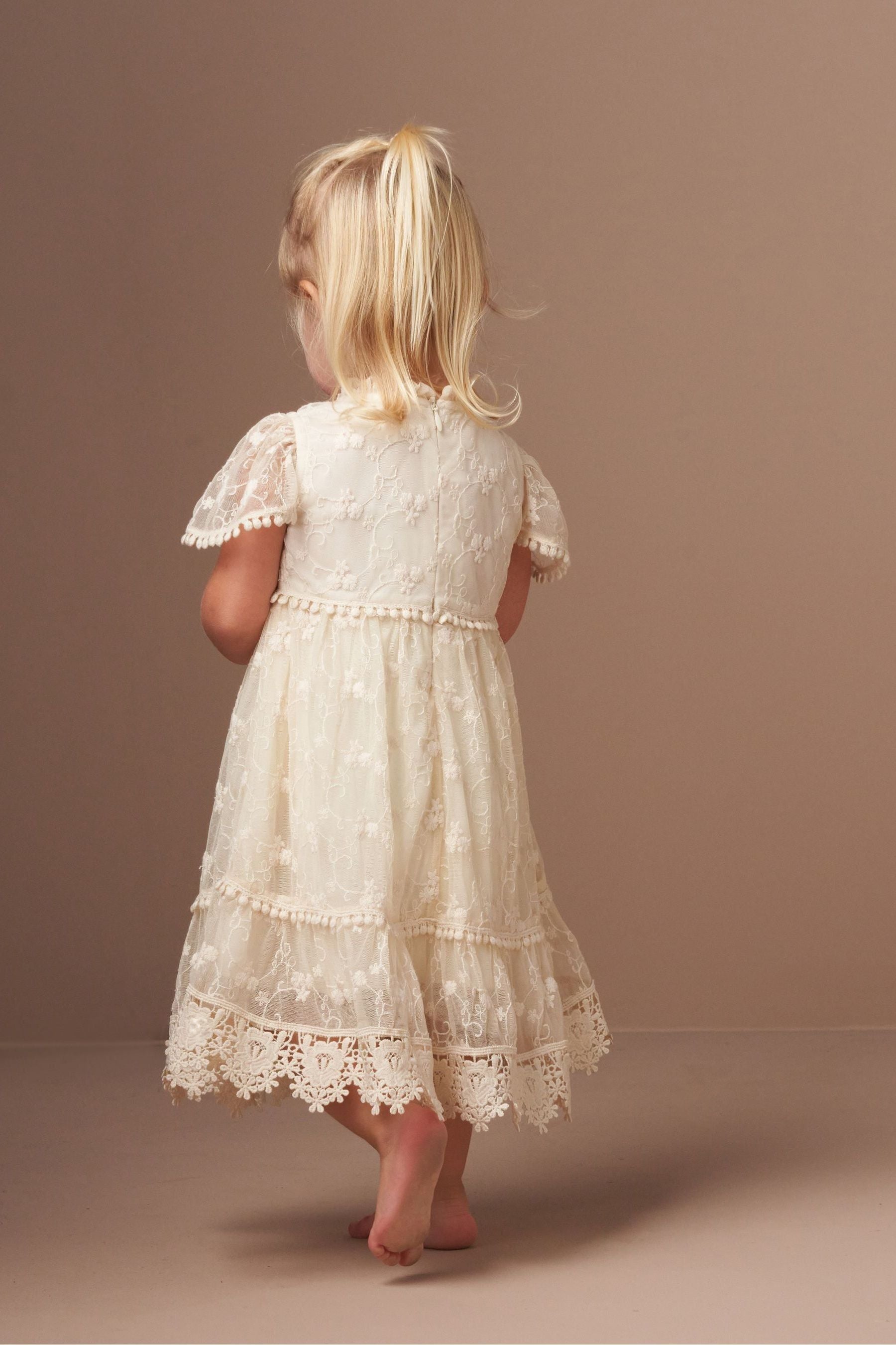 Angel & Rocket Natural Felicitie Lace Dress