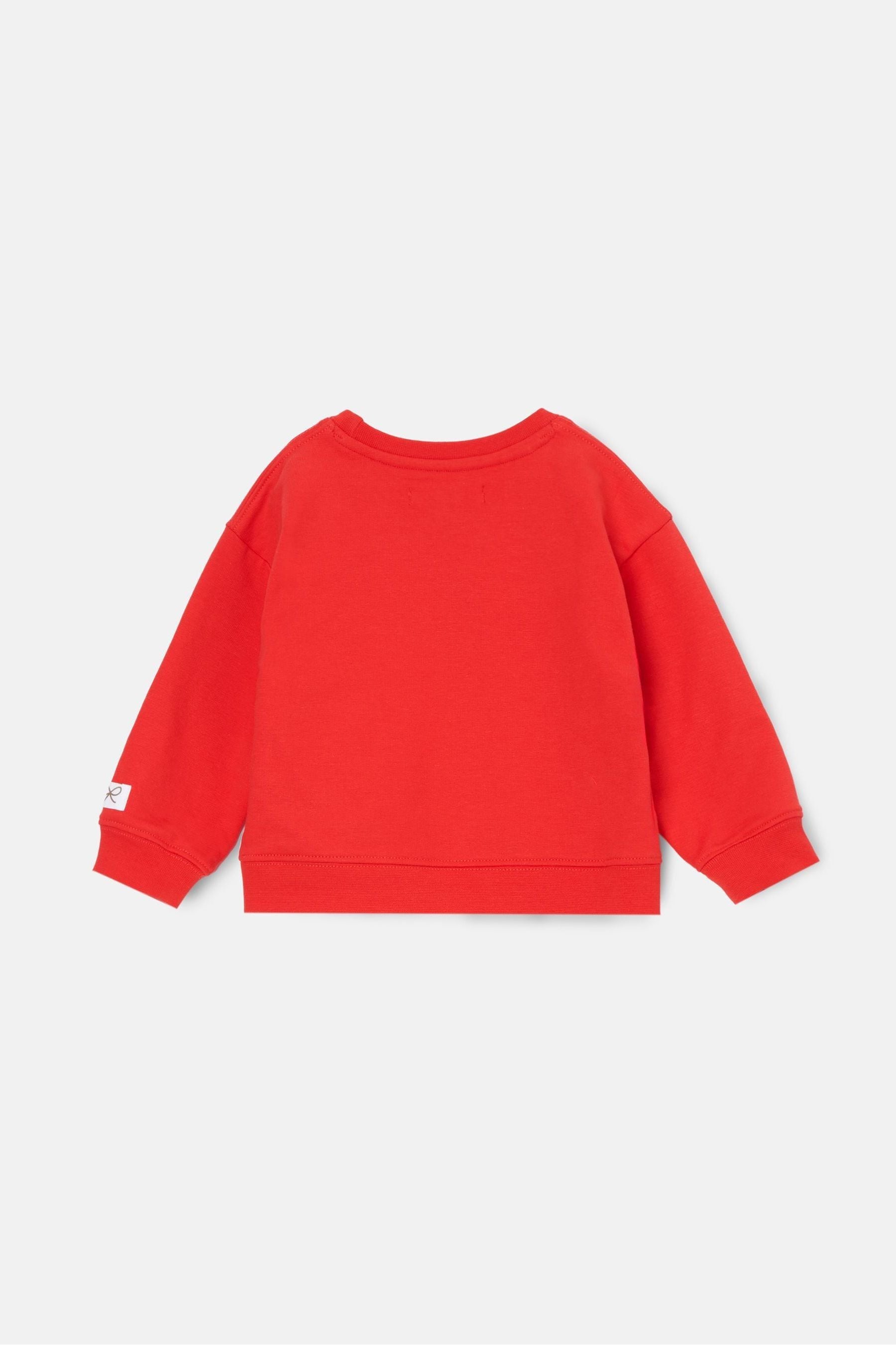 Angel & Rocket Red Holly Red Bow Sweater