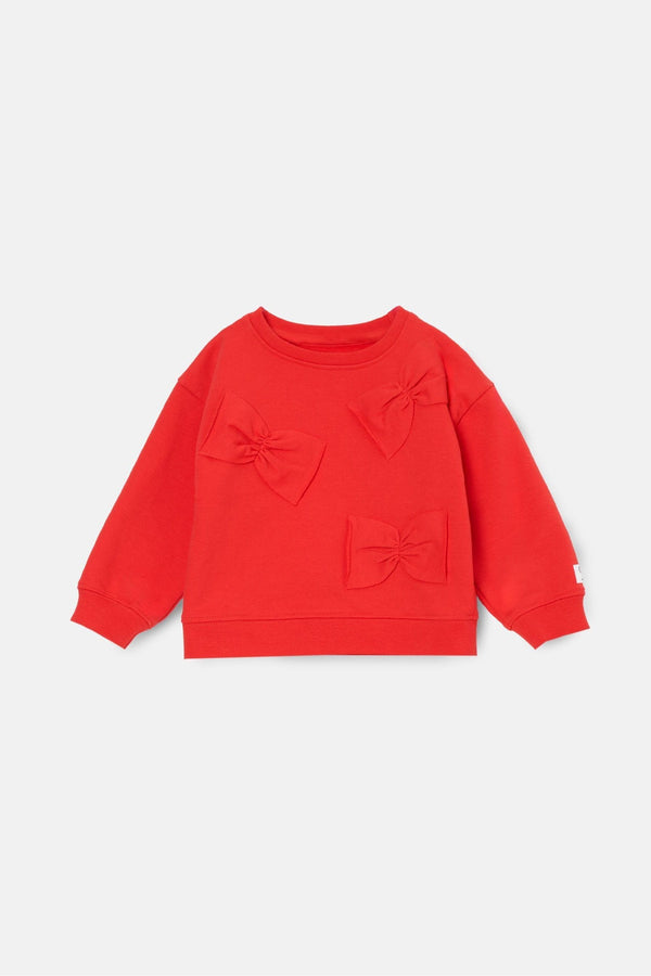 Angel & Rocket Red Holly Red Bow Sweater