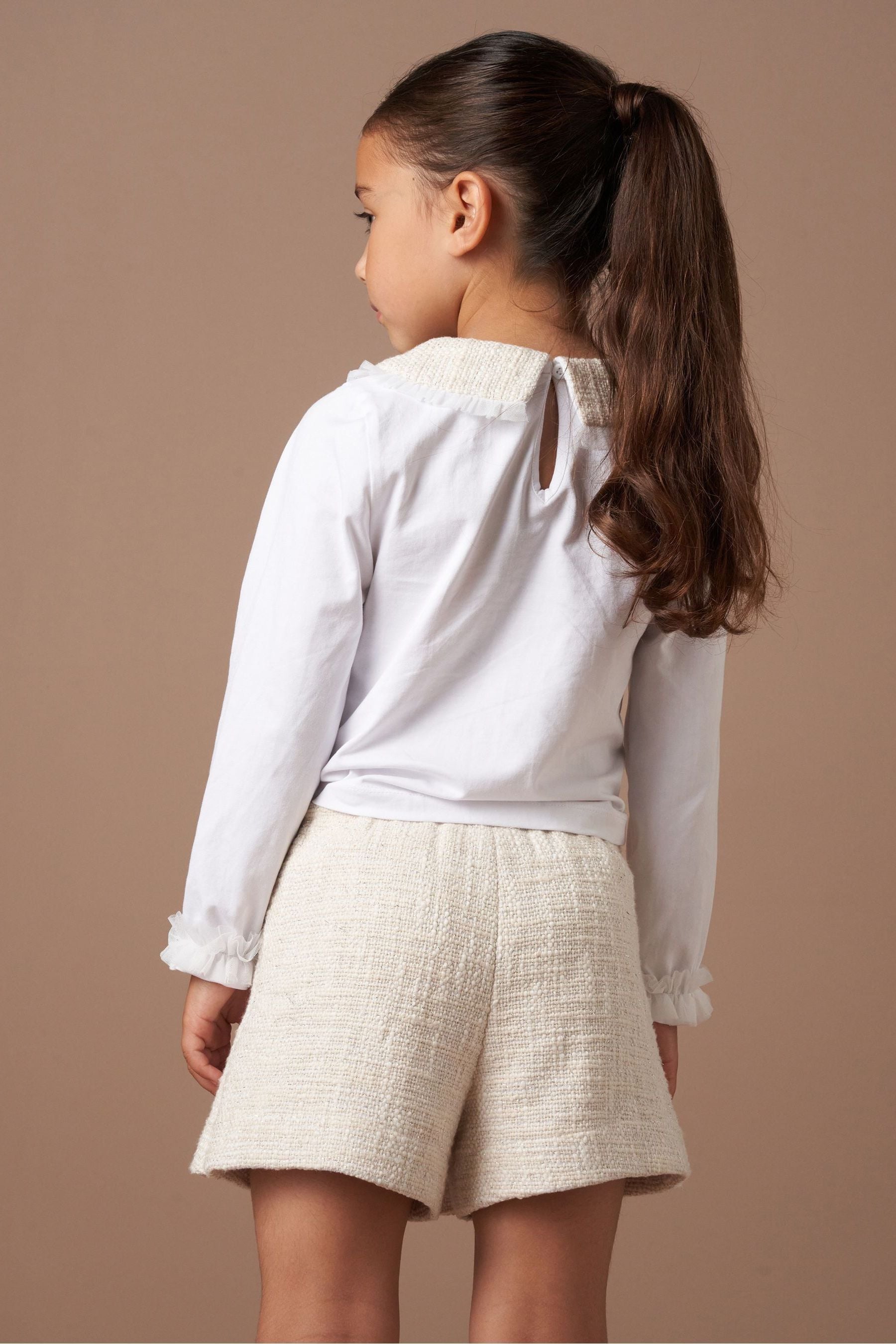 Angel & Rocket Natural Opal Natural Tweed Shorts