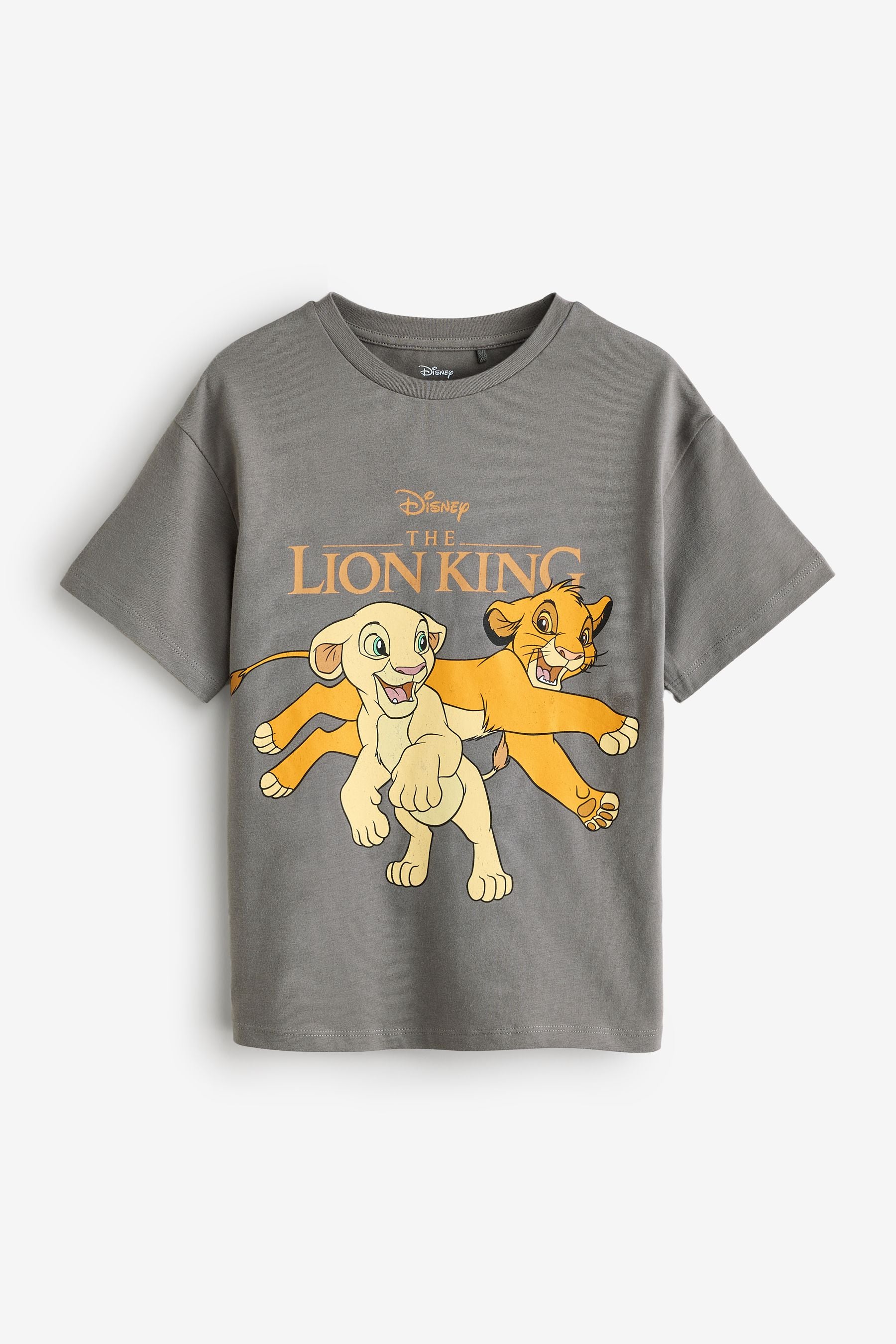 Charcoal Grey Oversized Lion King License 100% Cotton T-Shirt (3-16yrs)