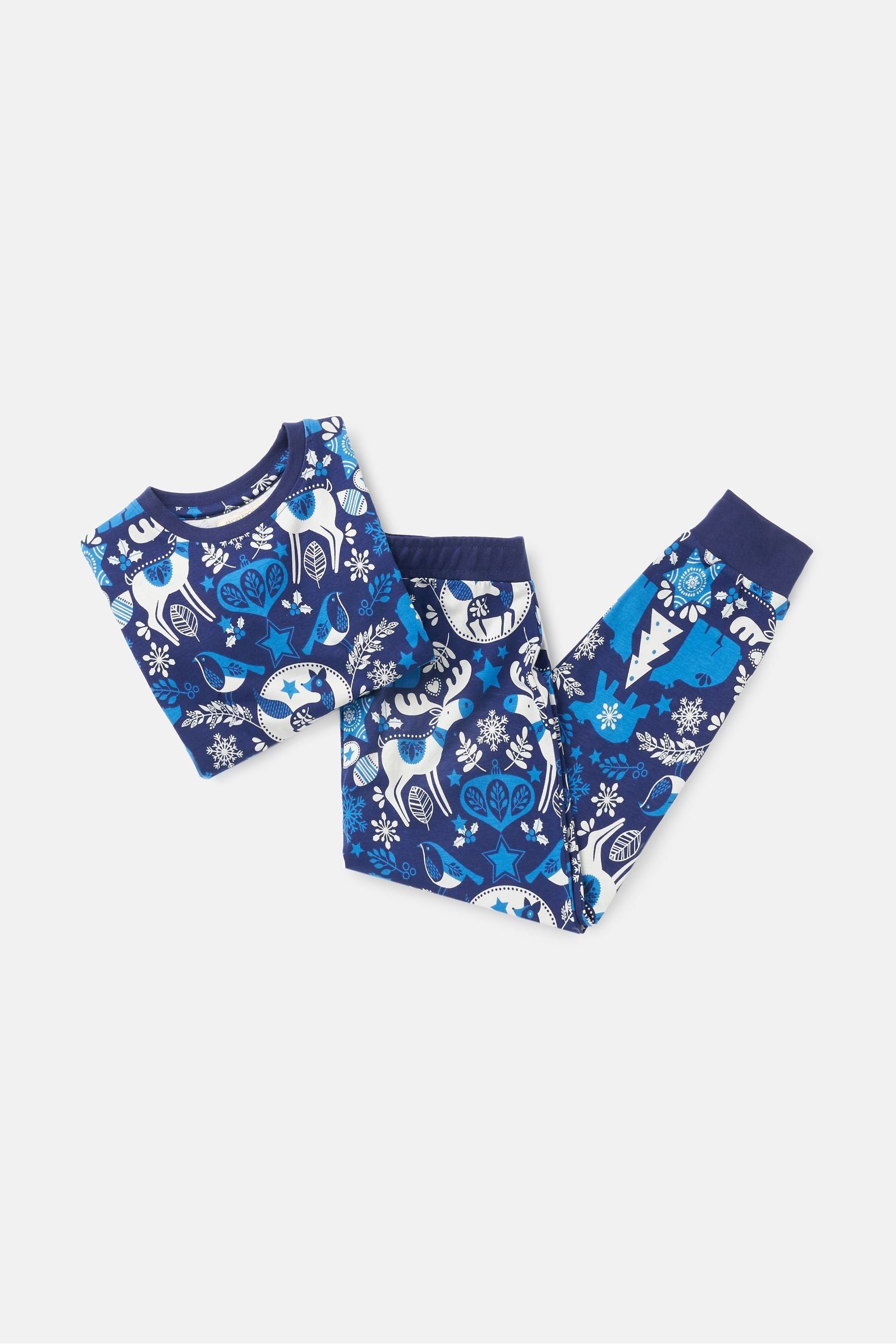 Angel & Rocket Blue Andreas Winter Print Pyjamas