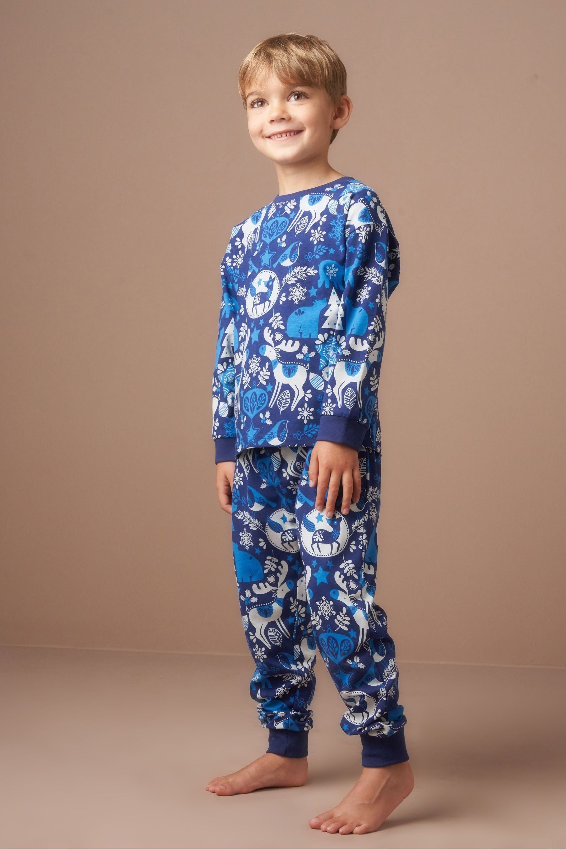 Angel & Rocket Blue Andreas Winter Print Pyjamas