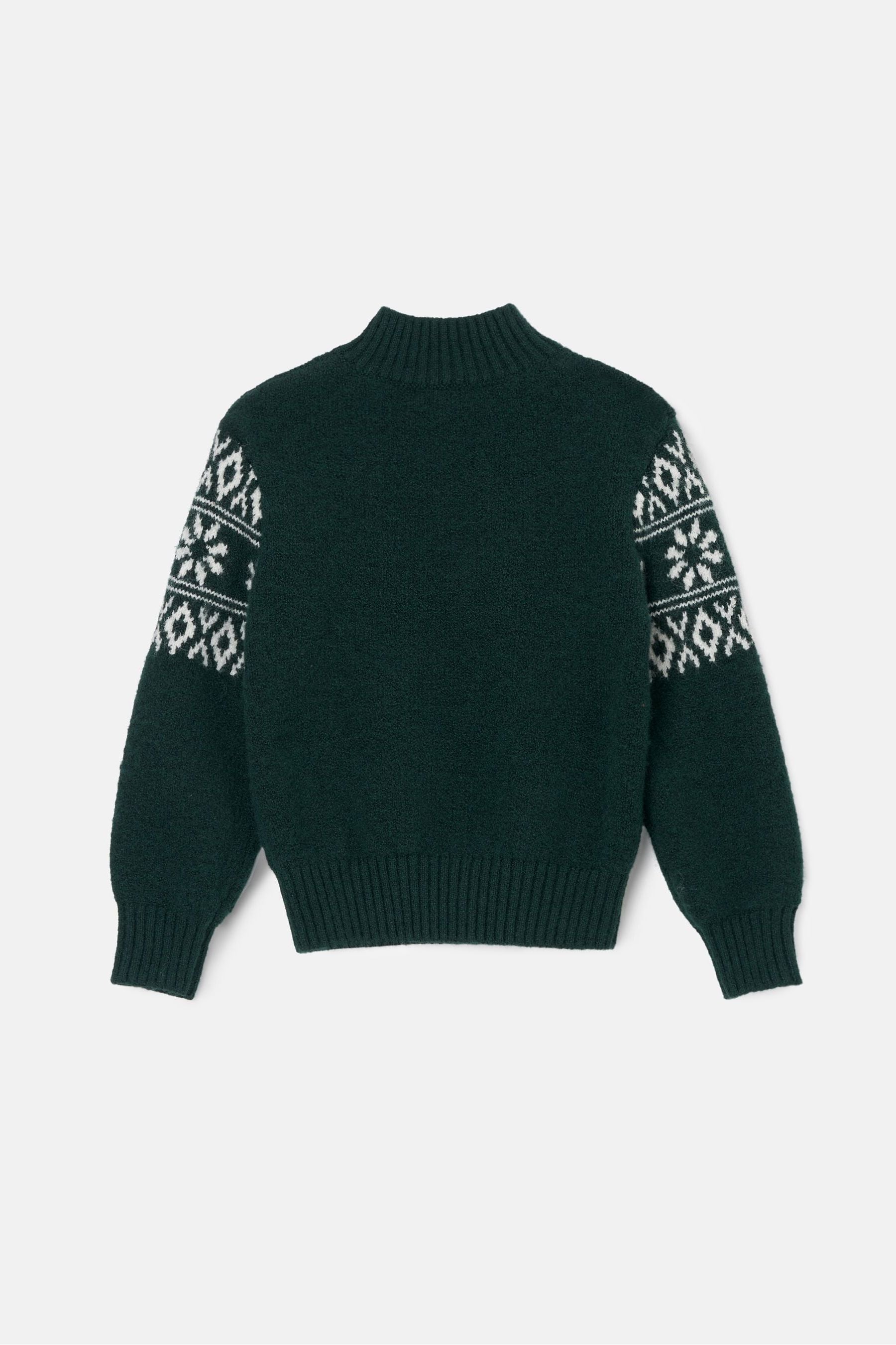 Angel & Rocket Green Conrin Green Fairisle Jumper