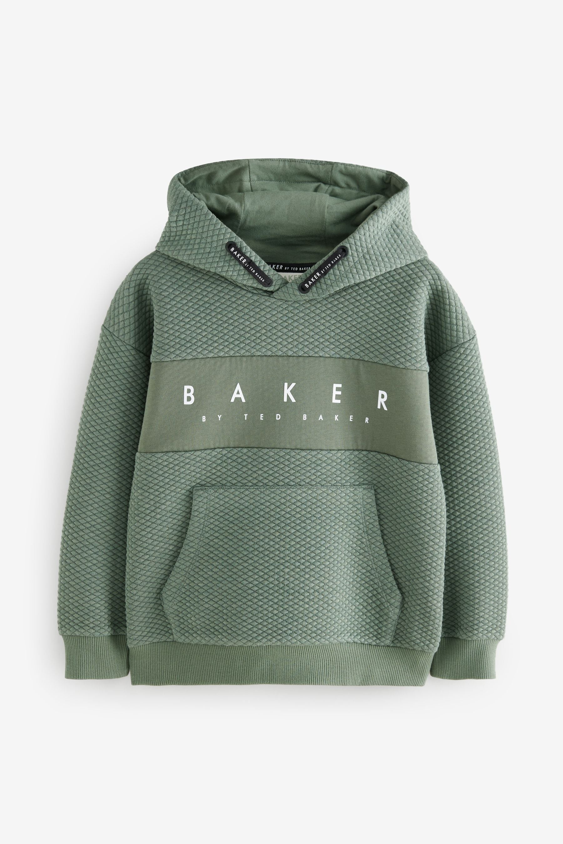 Baker by Ted Baker Textured 100% Cotton Hoodie