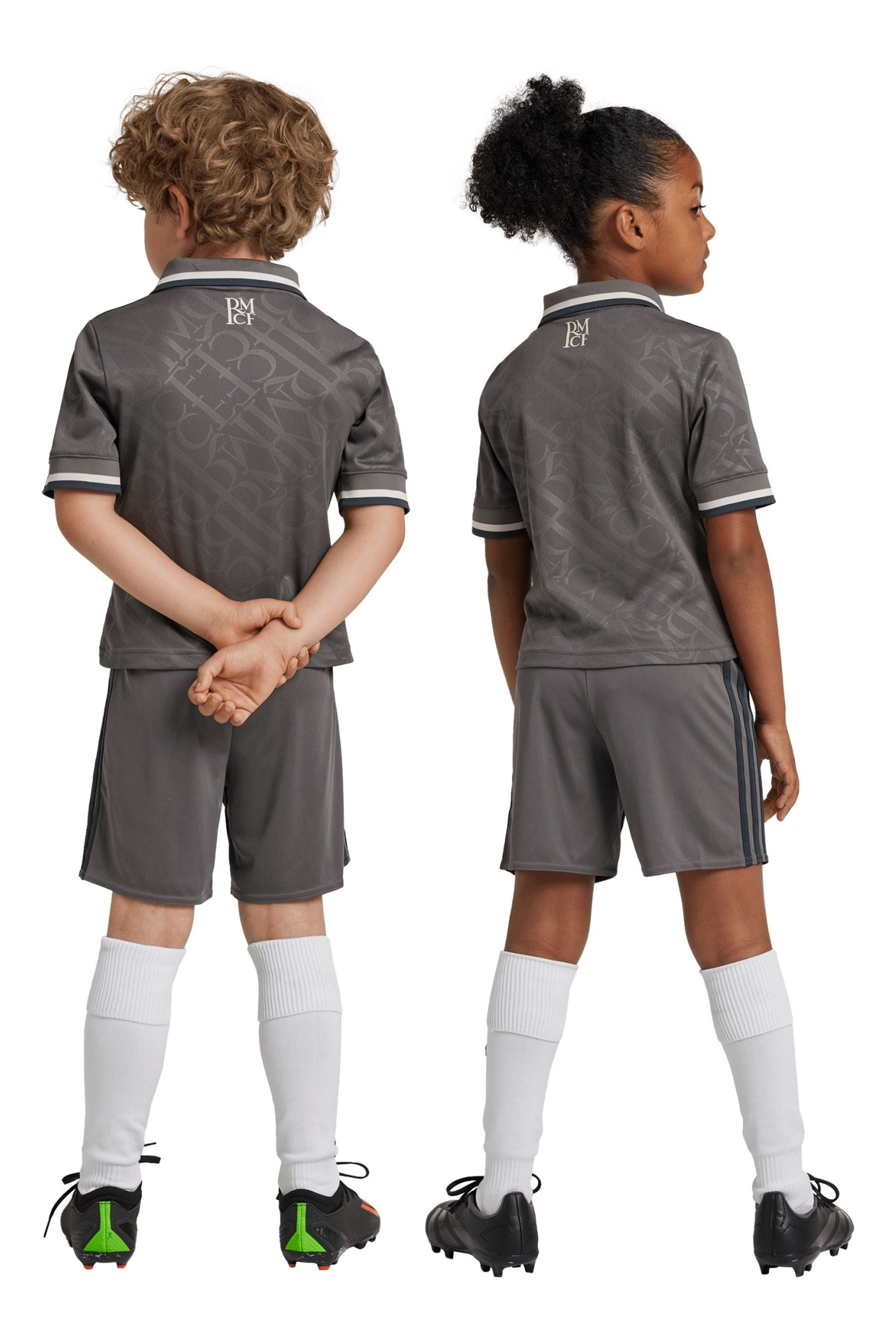 adidas Grey Real Madrid Third Minikit 2024-25