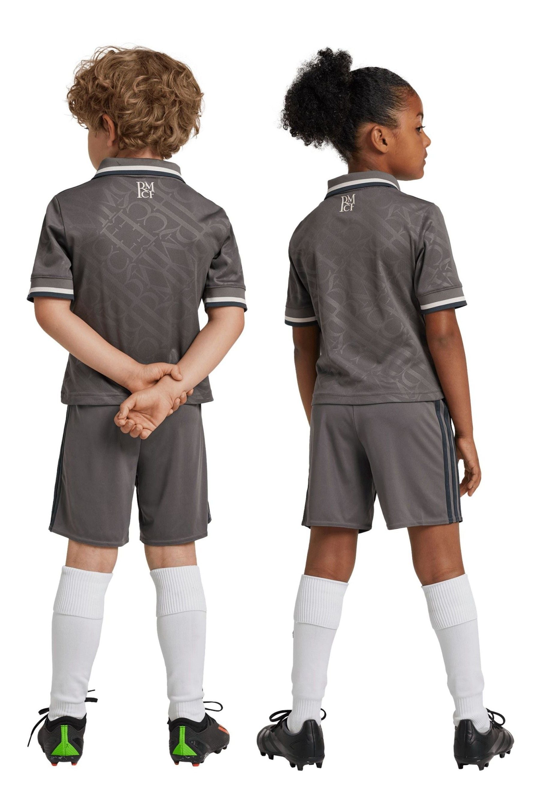 adidas Grey Real Madrid Third Minikit 2024-25