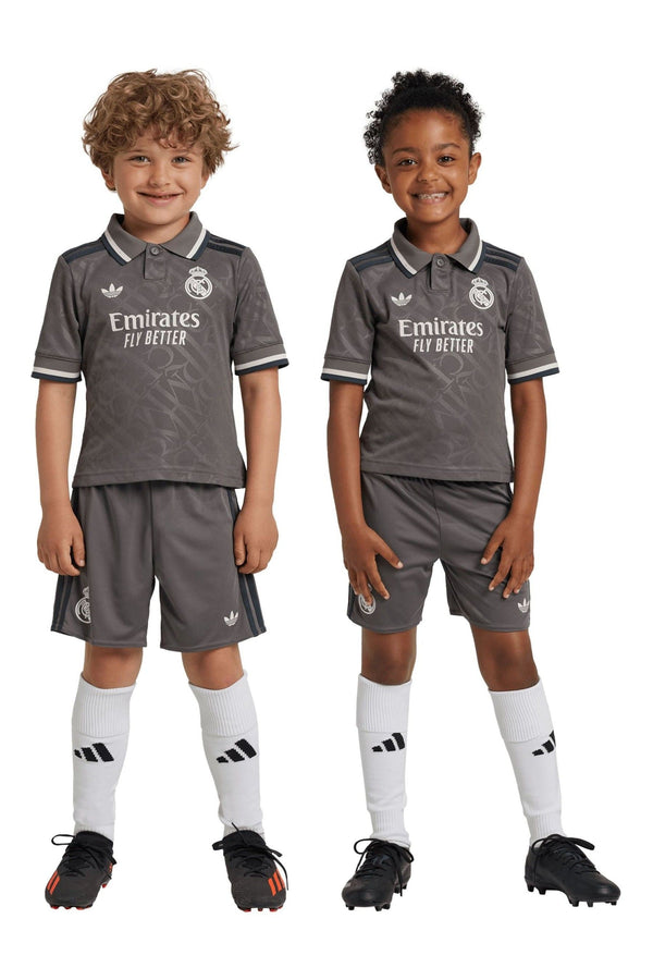 adidas Grey Real Madrid Third Minikit 2024-25