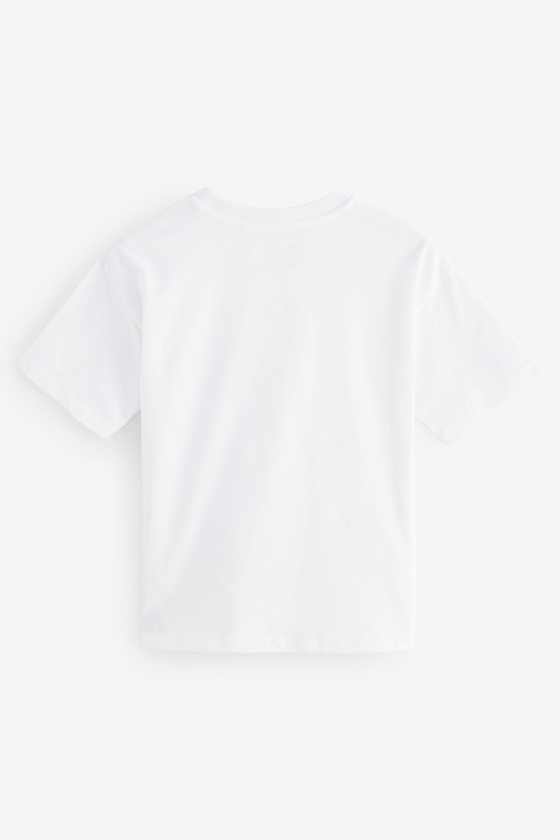 White Fast and Furious License T-Shirt (4-16yrs)