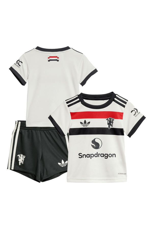 adidas White Manchester United Third Babykit 2024-25