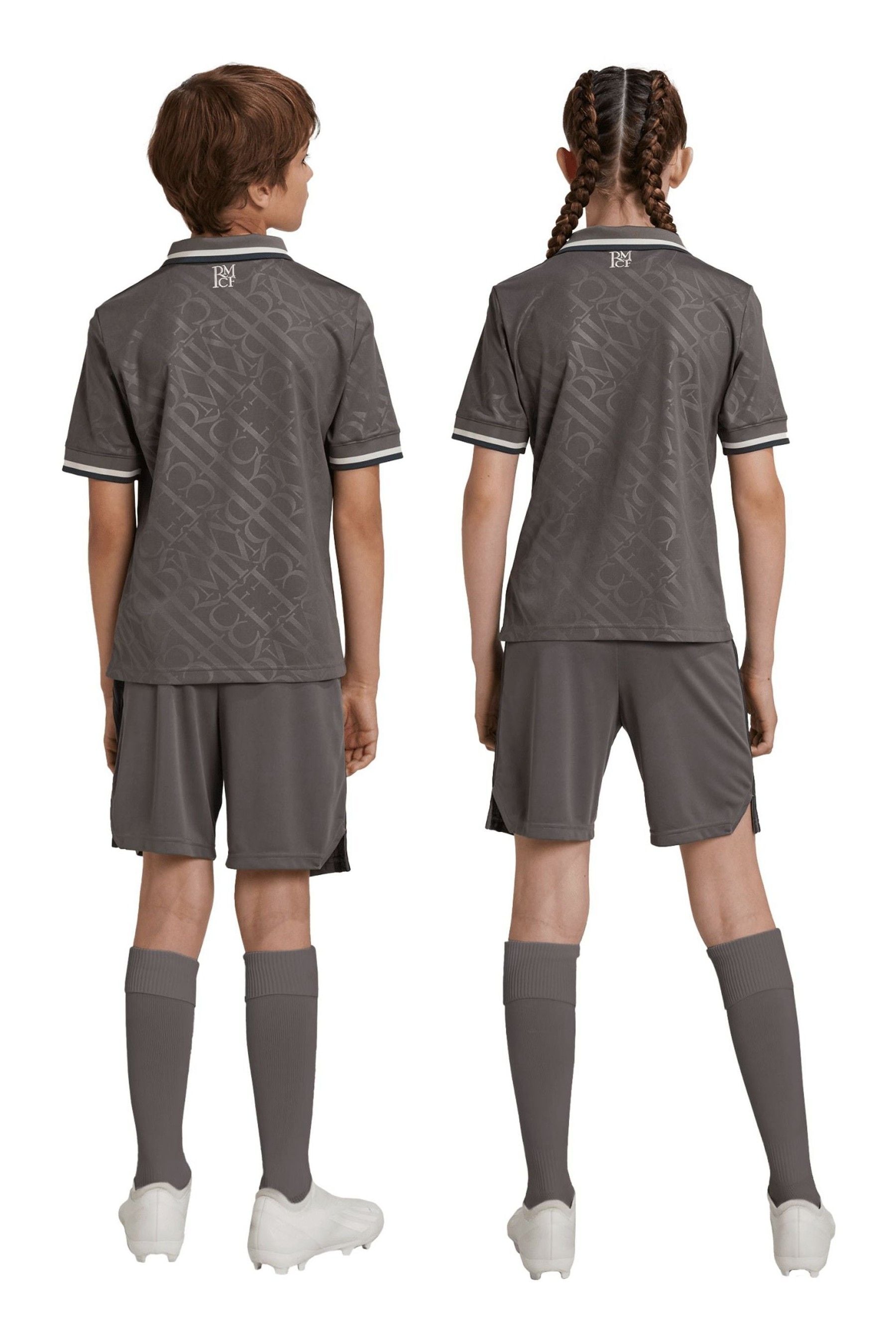 adidas Grey Real Madrid Third Youthkit 2024-25