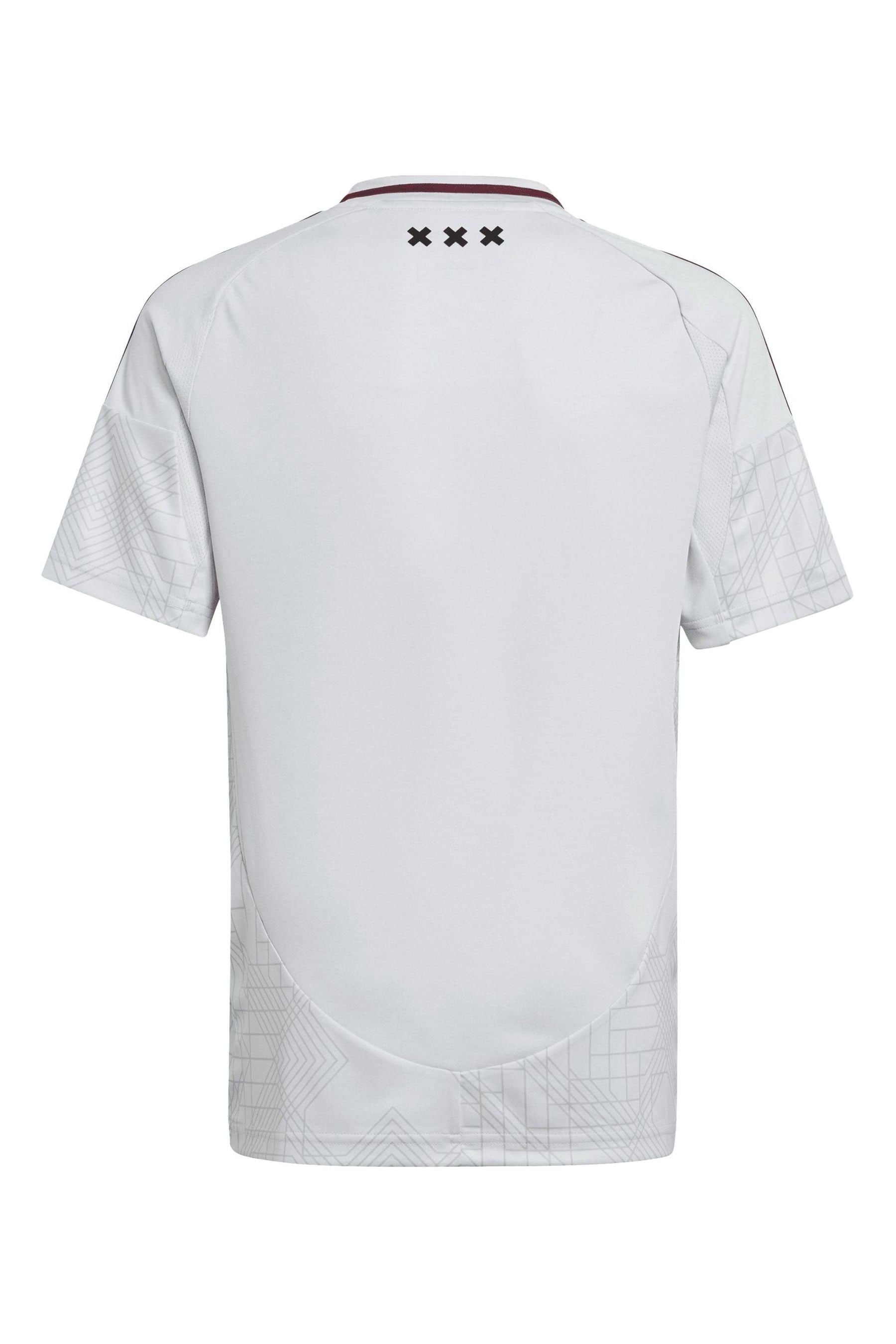 adidas White Kids Ajax Third Shirt 2024-25