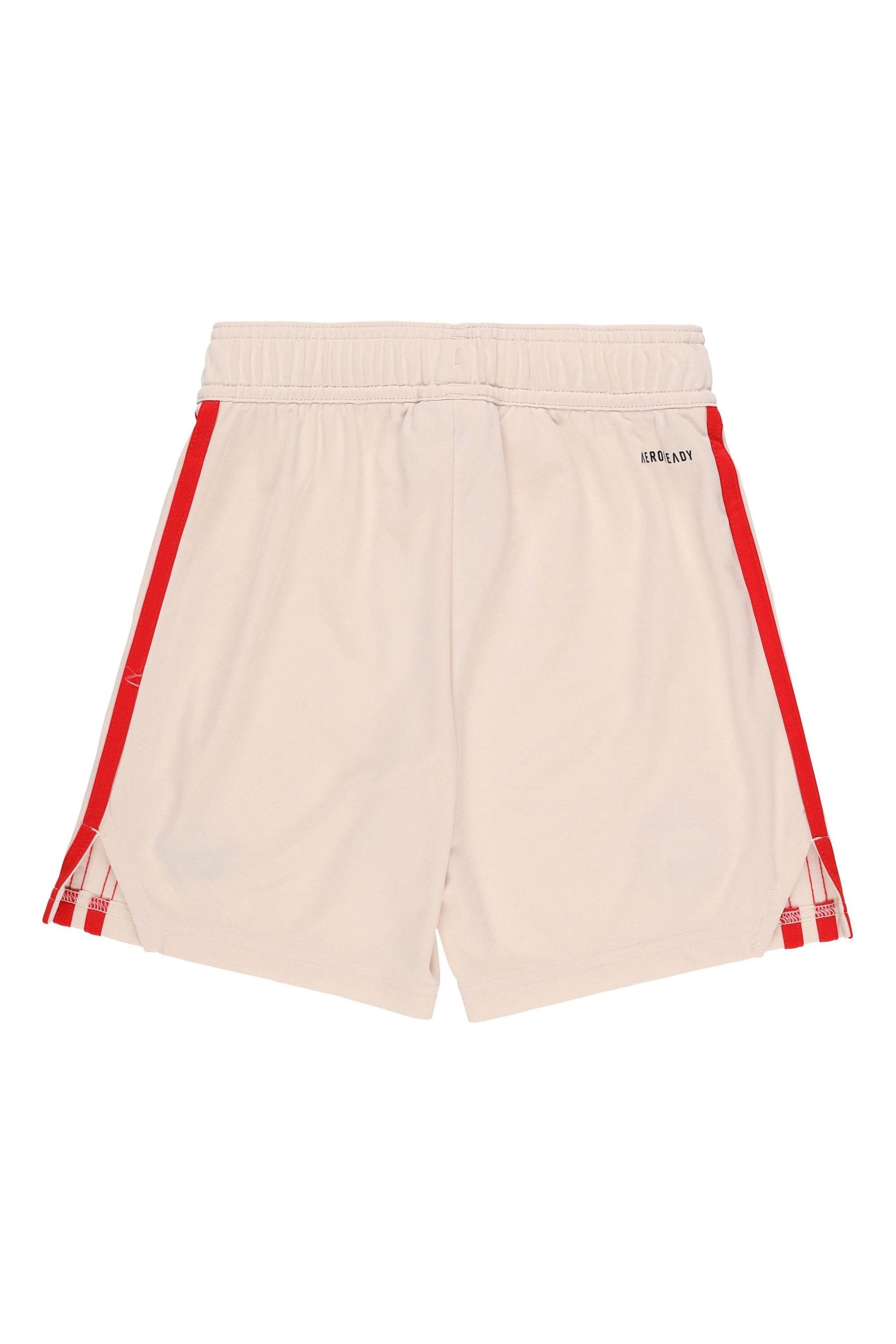 adidas White Kids FC Bayern Third Shorts 2024-25