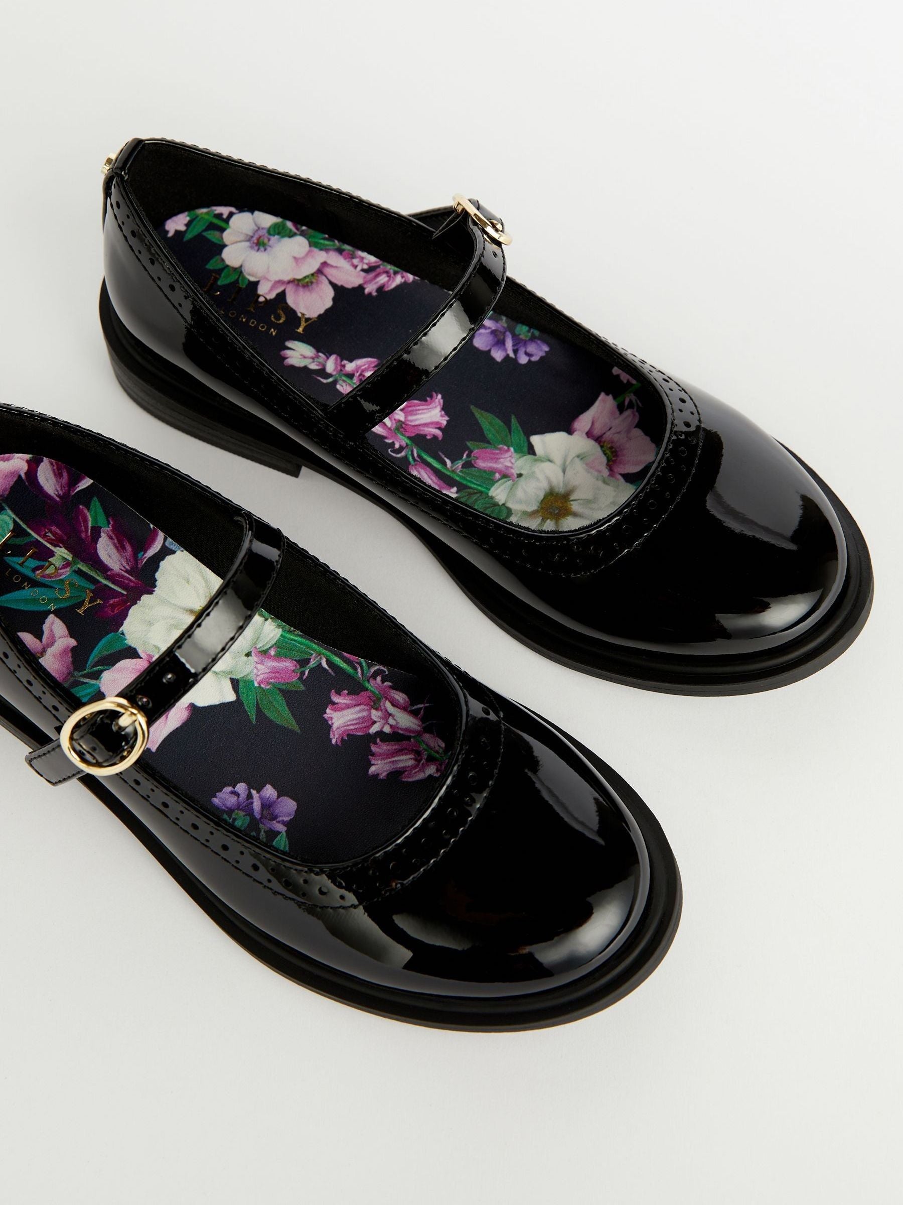 Lipsy Black Flat Dolly Shoes