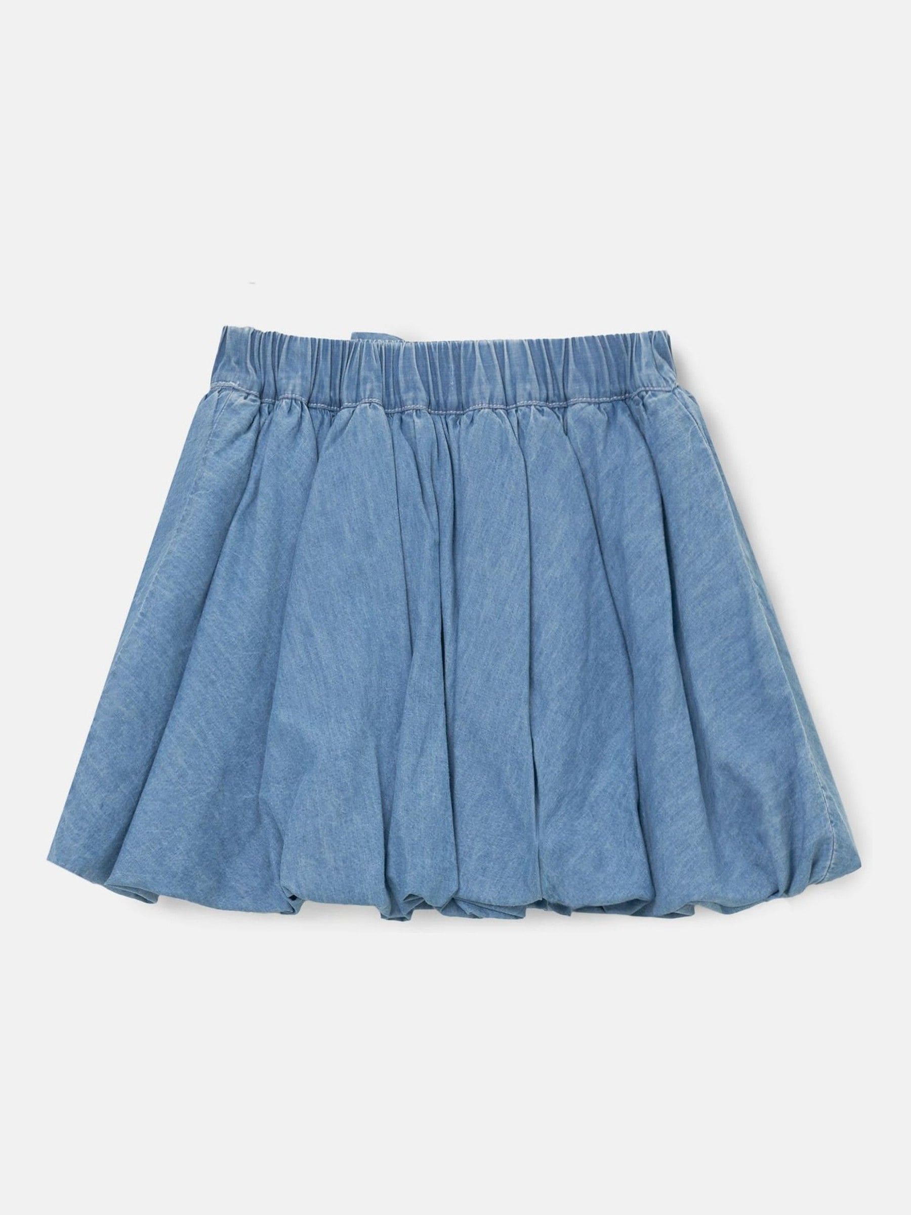 Angel & Rocket Blue Annie Puffball Denim Skirt