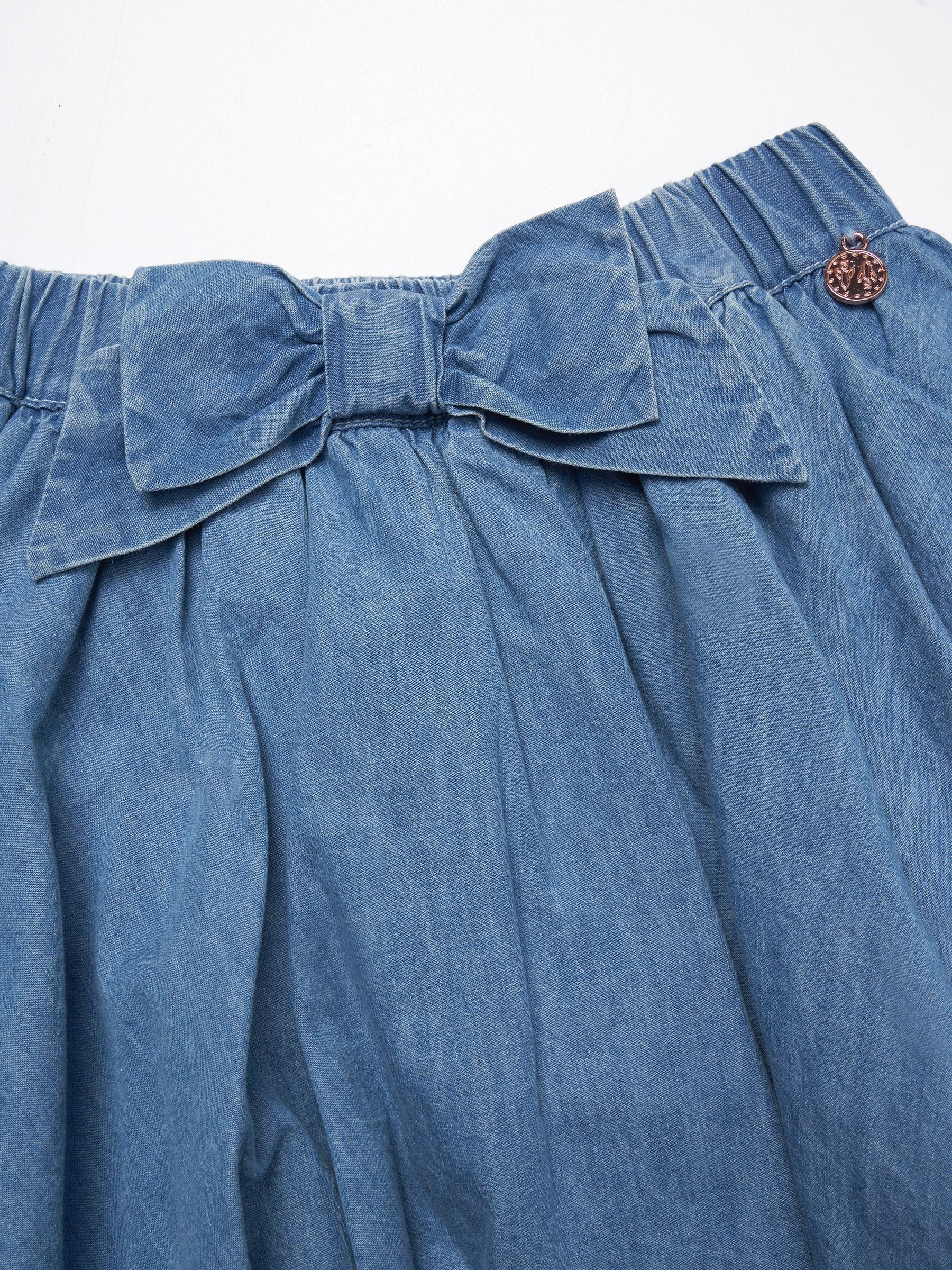 Angel & Rocket Blue Annie Puffball Denim Skirt