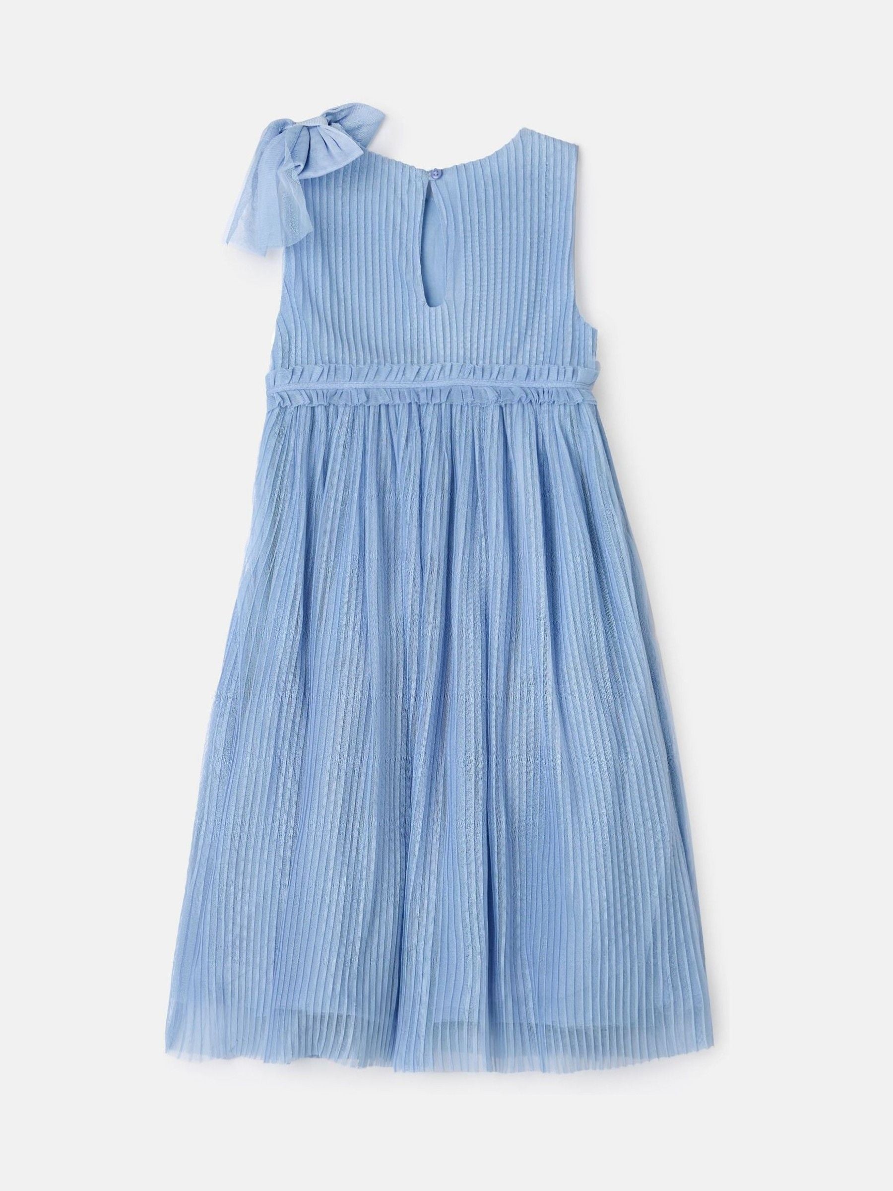 Angel & Rocket Blue Antonia Tulle Bow Dress