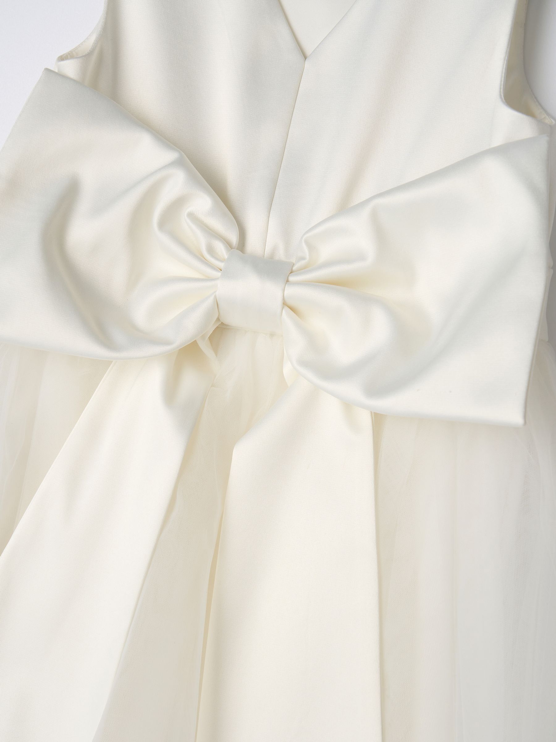 Angel & Rocket White Charlotte Ballerina Bow Dress