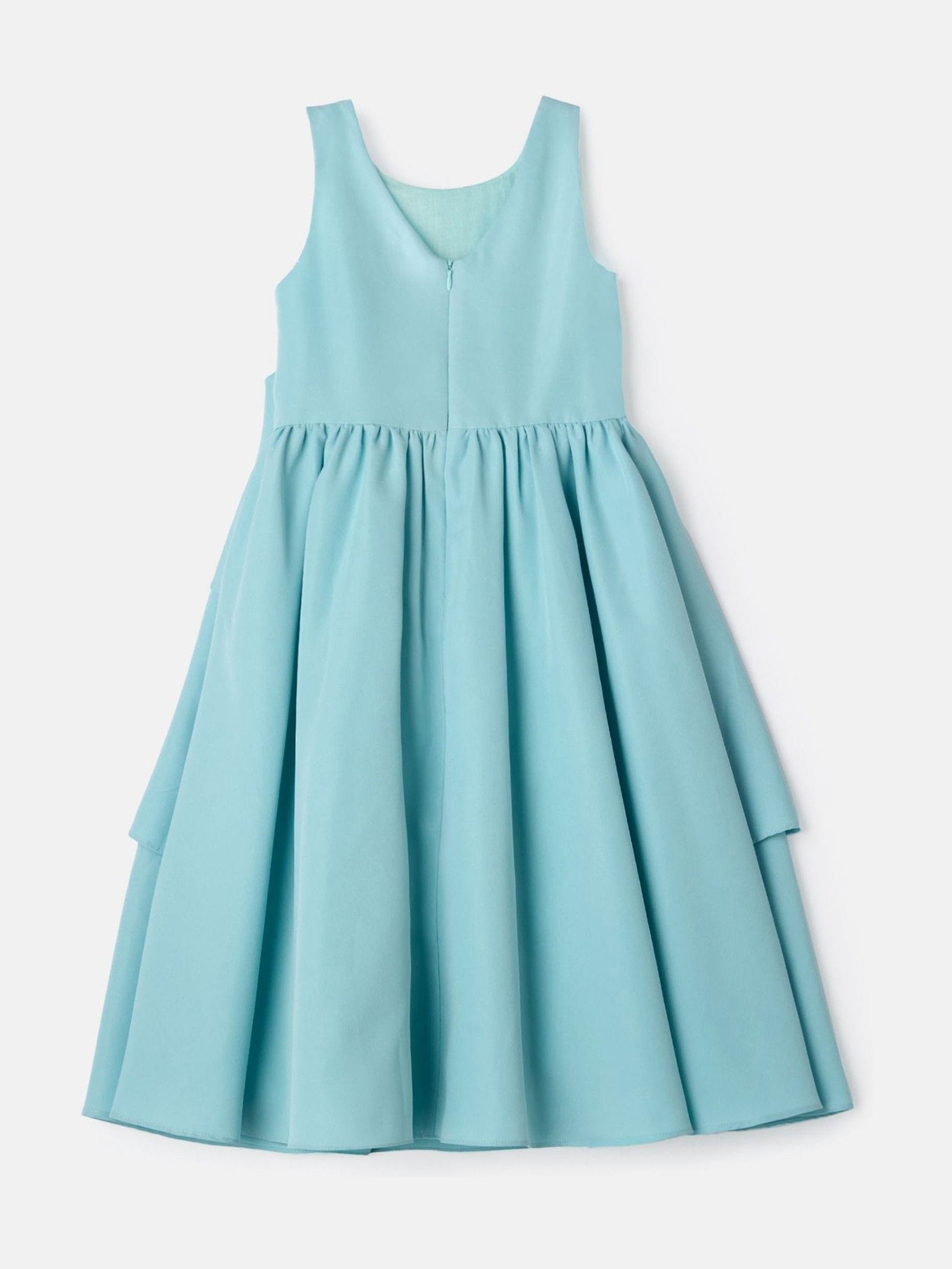 Angel & Rocket Green Lourdes Corsage Waist Dress