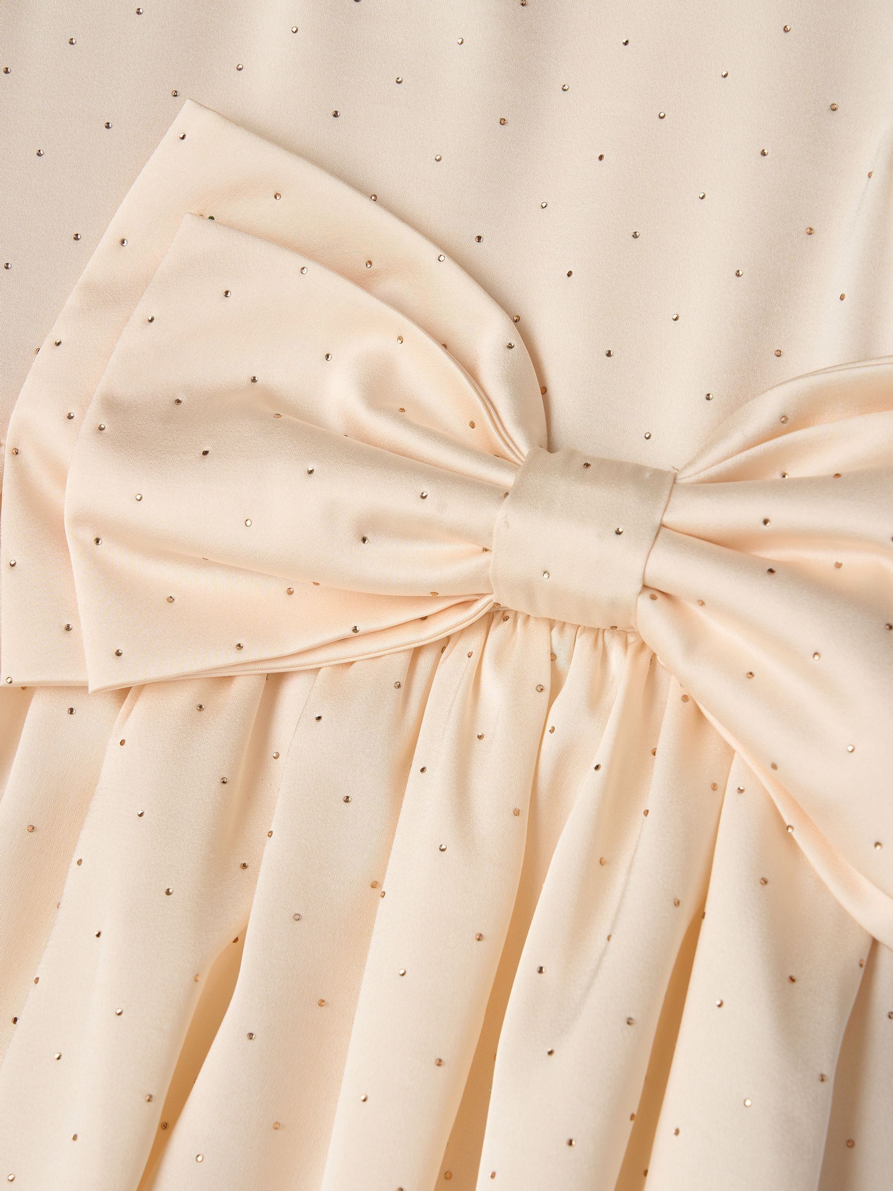 Angel & Rocket Cream Sophie Diamonte Bow Dress