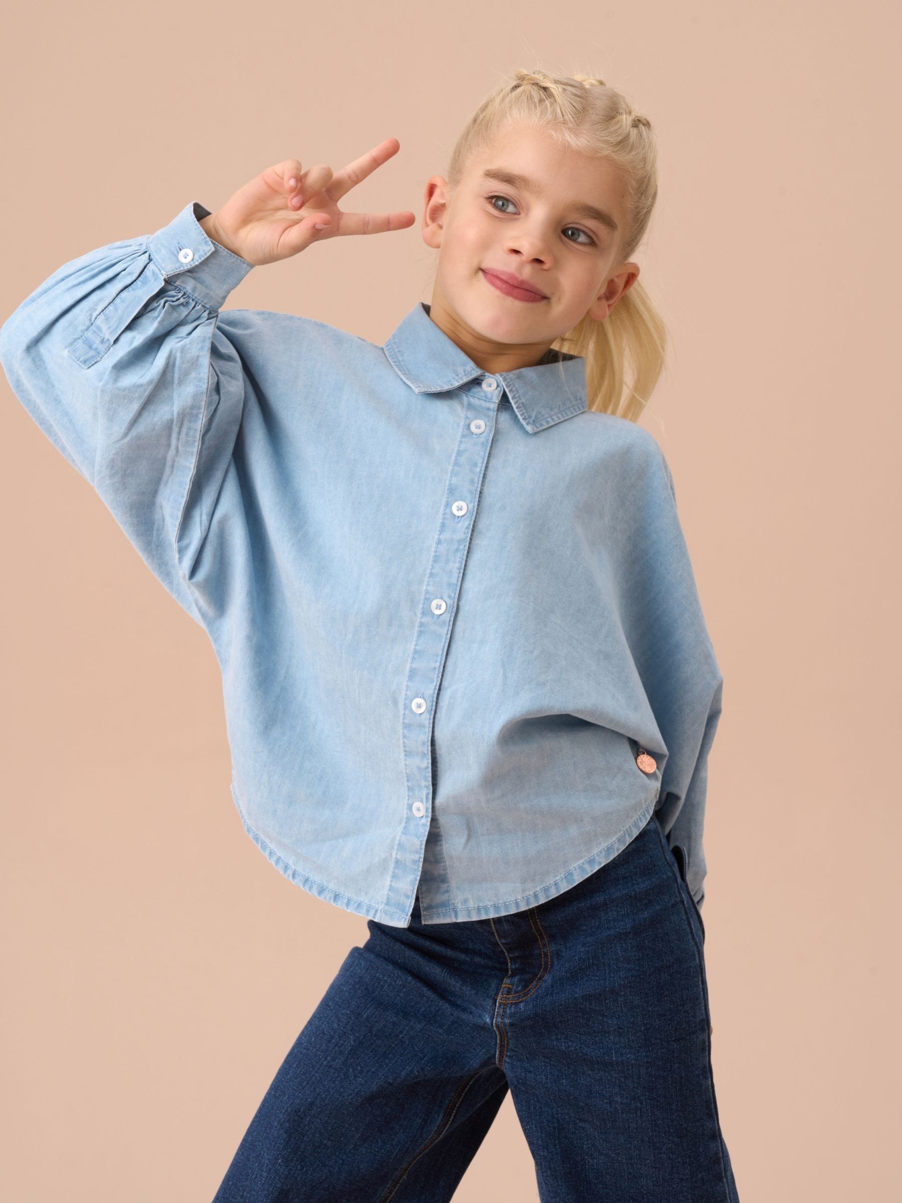 Angel & Rocket Blue Stella Denim Shirt