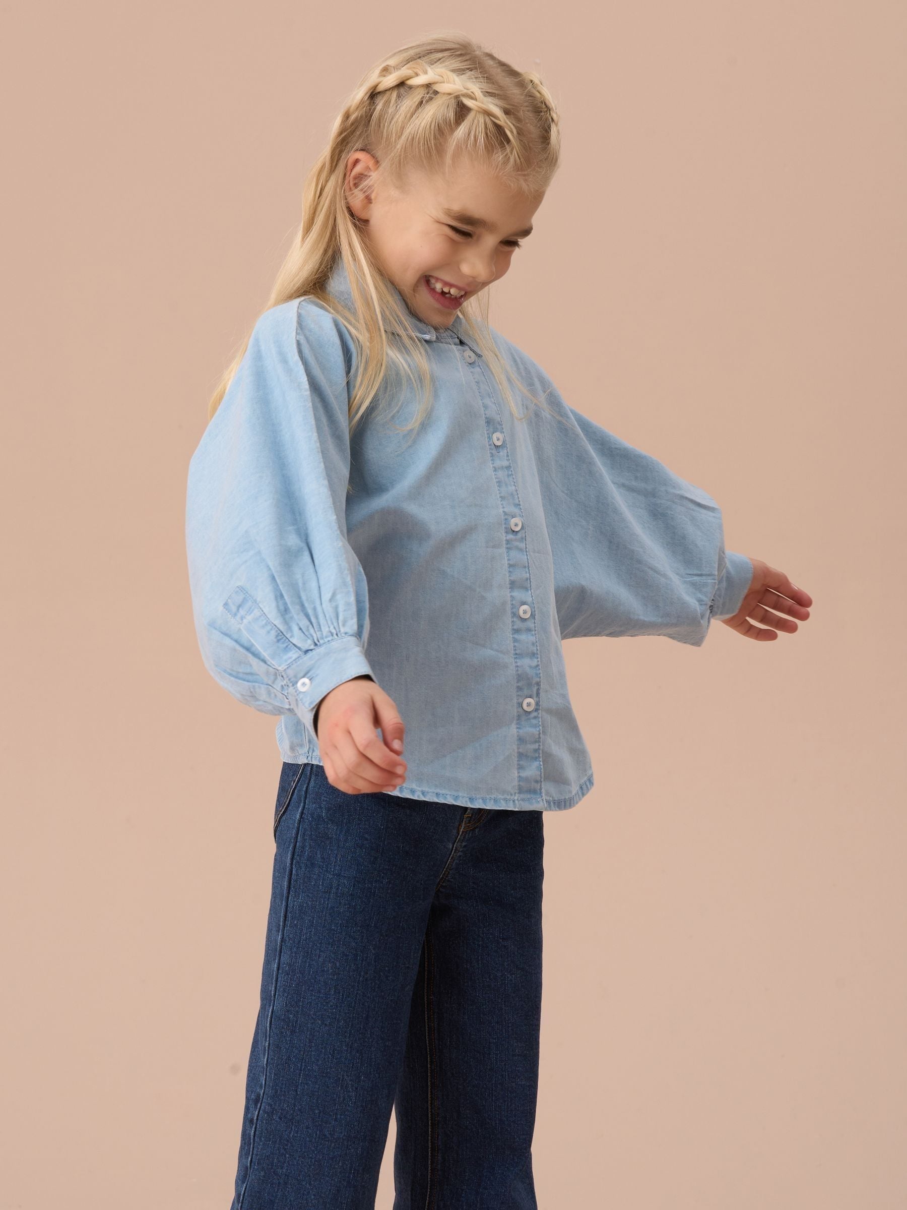 Angel & Rocket Blue Stella Denim Shirt