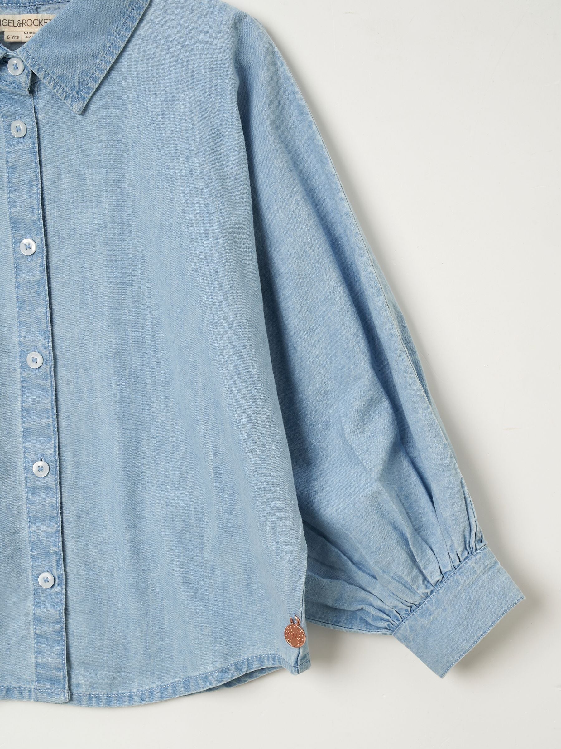 Angel & Rocket Blue Stella Denim Shirt