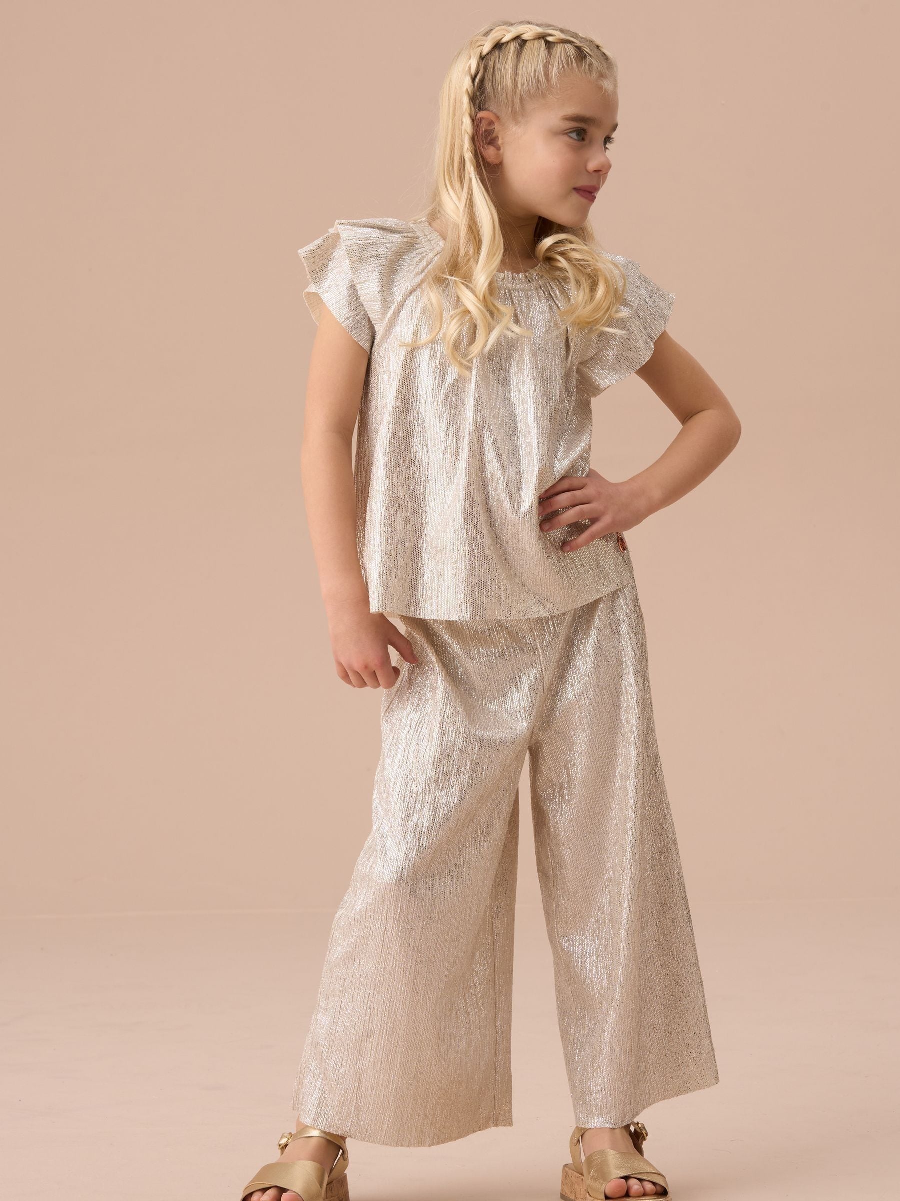 Angel & Rocket Silver Carmen Silver Trousers