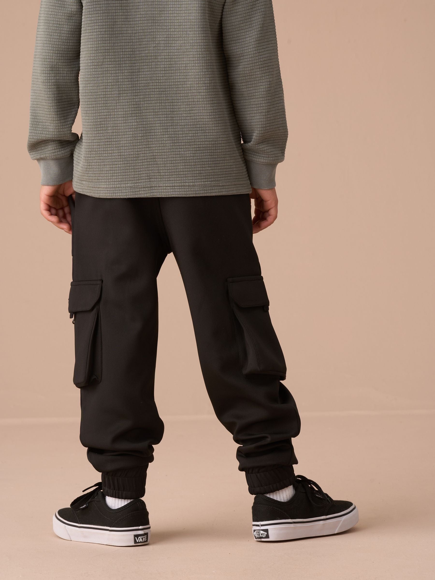 Angel & Rocket Black Frank Sporty Technical Joggers