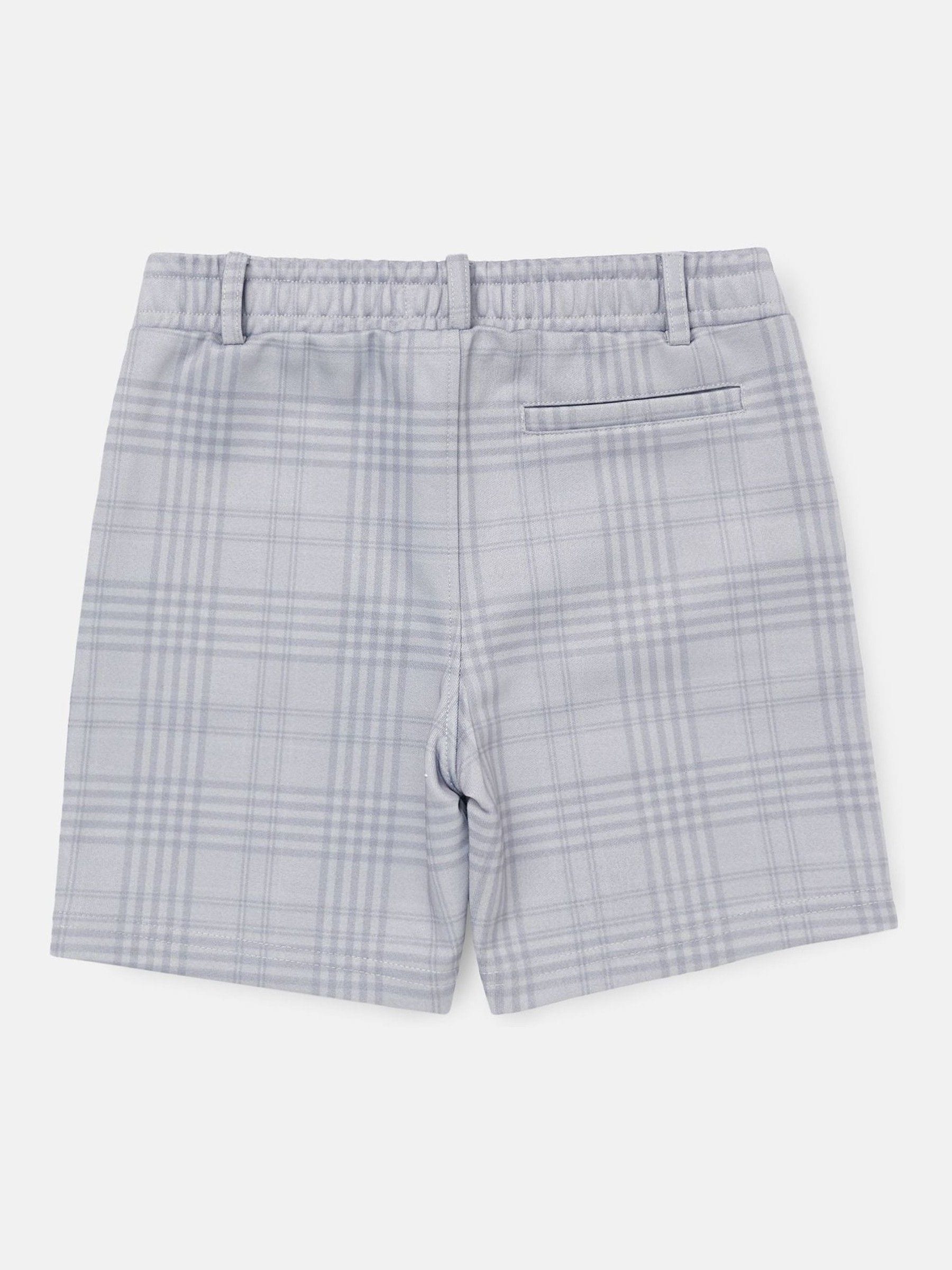 Angel & Rocket Grey Kane Textured 100% Cotton Shorts