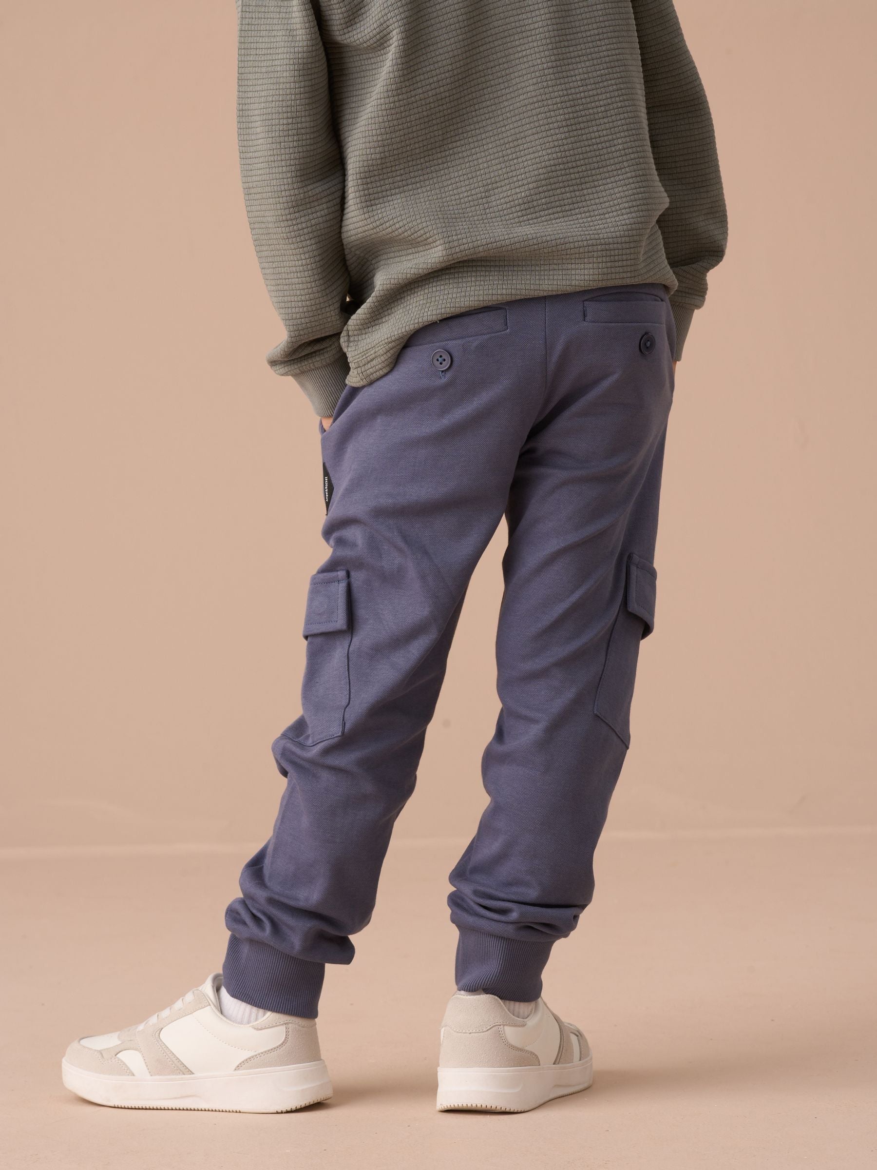 Angel & Rocket Blue Jude Smart Cargo Trousers