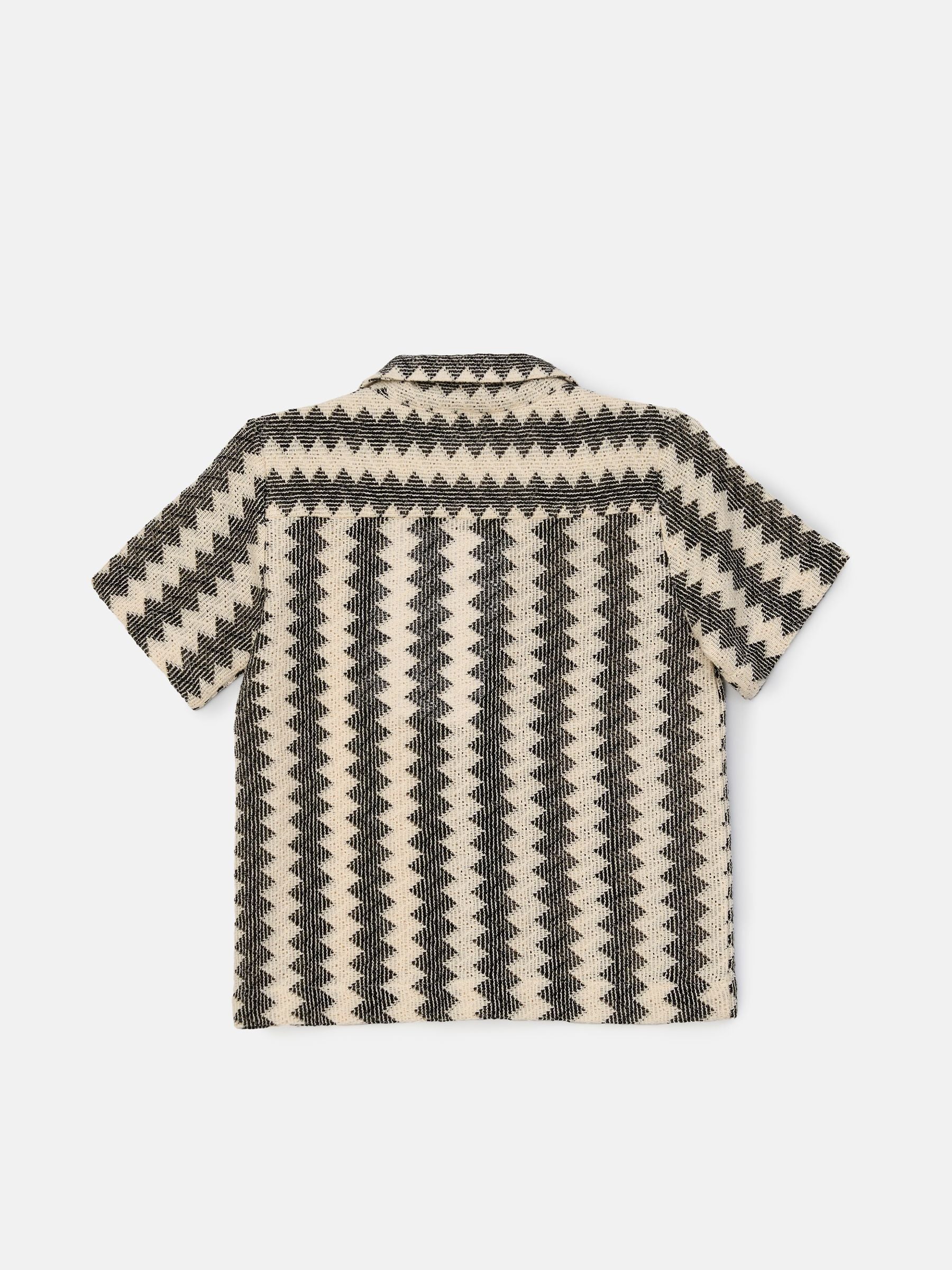 Angel & Rocket Black Cody Black Stripe Knitted Shirt