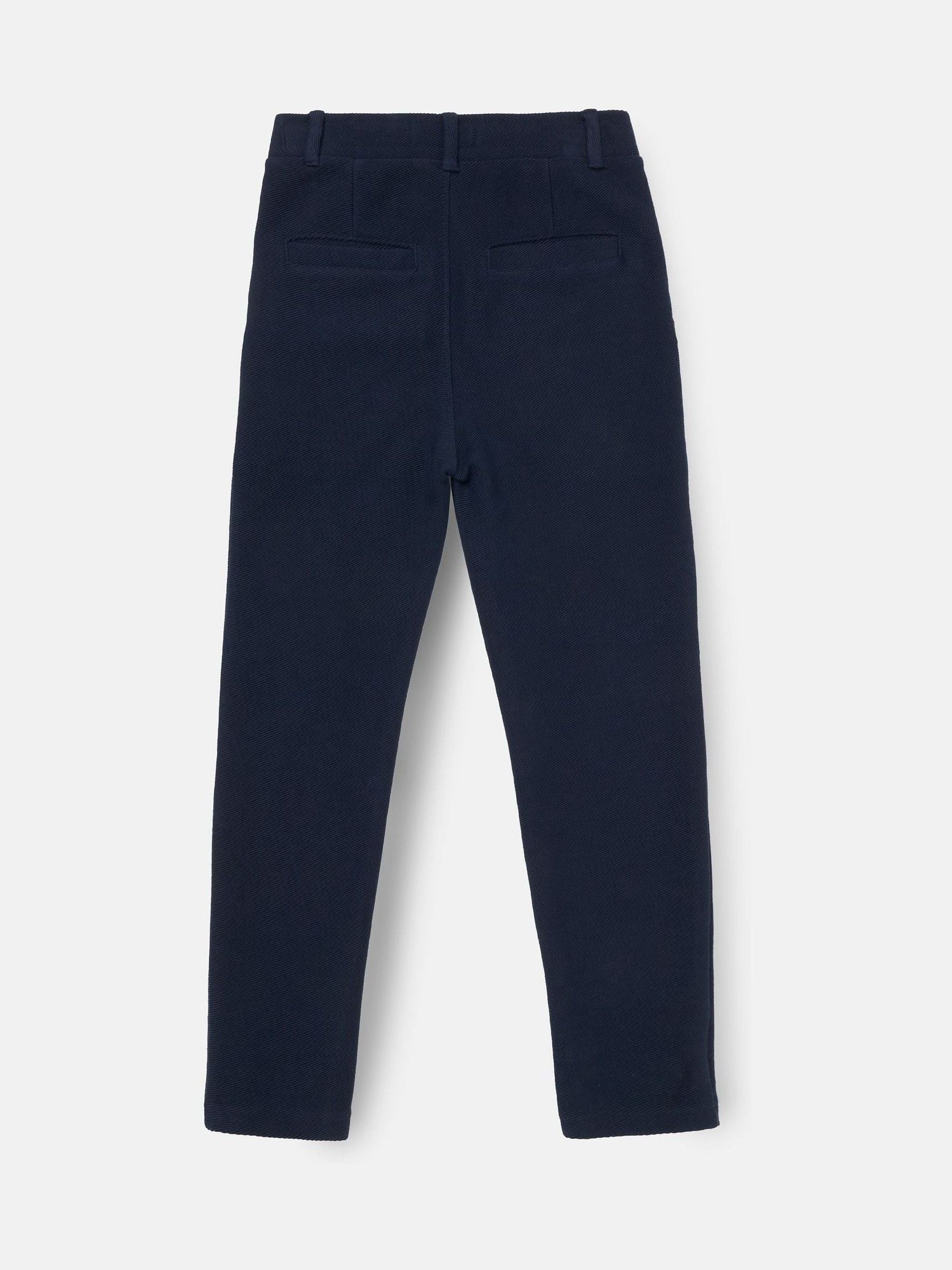 Angel & Rocket Blue Benjamin Smart Textured Trousers