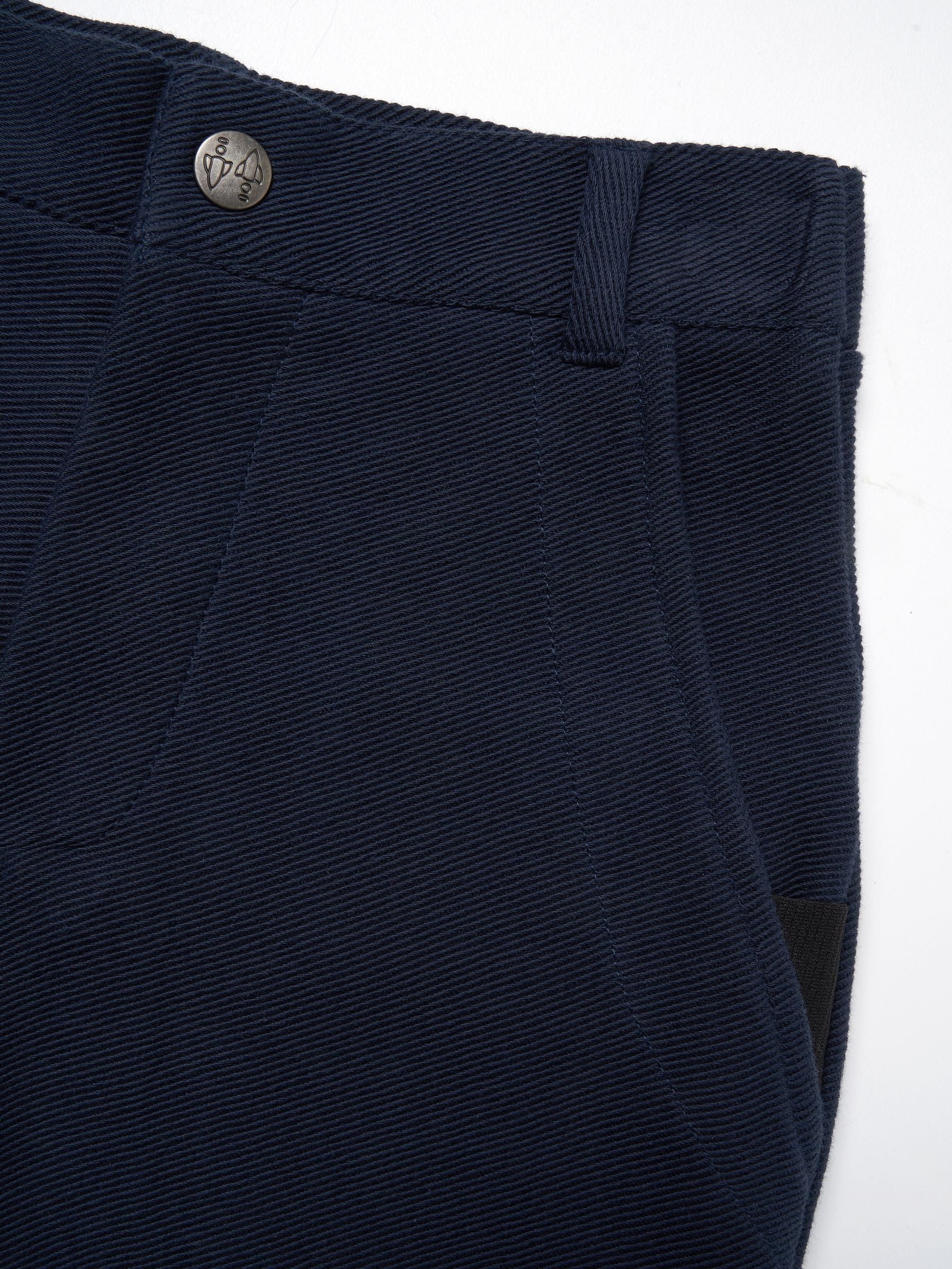 Angel & Rocket Blue Benjamin Smart Textured Trousers