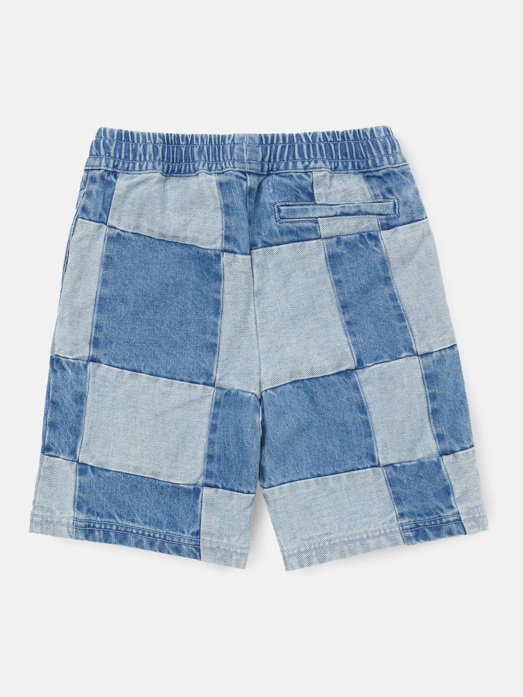 Angel & Rocket Blue Neil Patch Work 100% Cotton Shorts