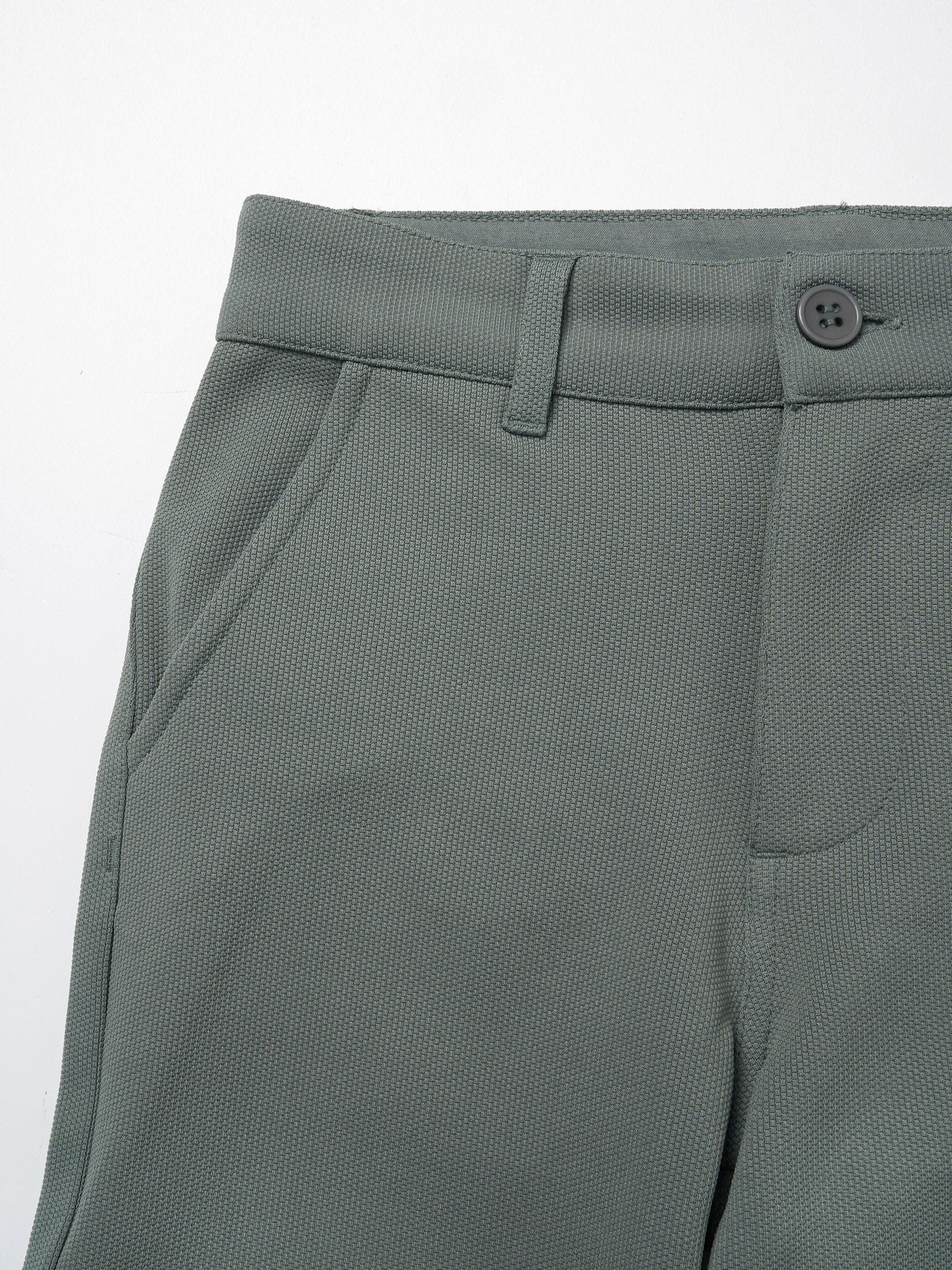 Angel & Rocket Green Benjamin Smart Textured Trousers