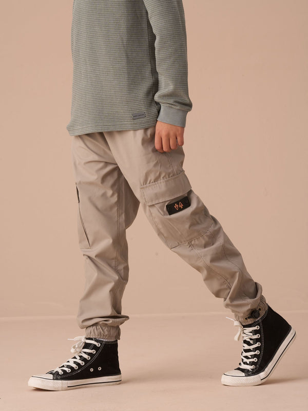 Angel & Rocket Cream Finn Technical Cargo Joggers