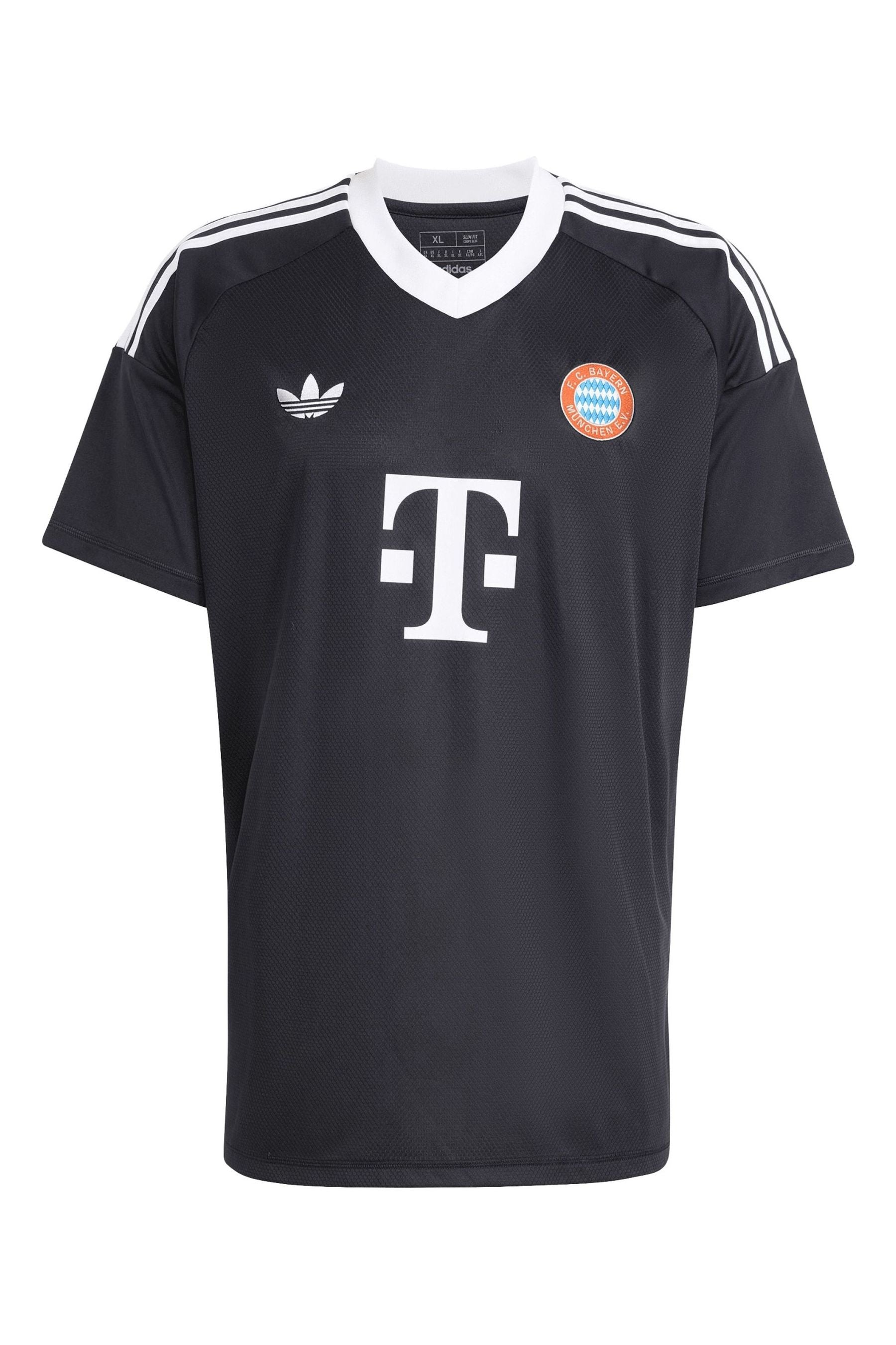 adidas Black FC Bayern Third Goalkeeper Kids Shirt 2024-25