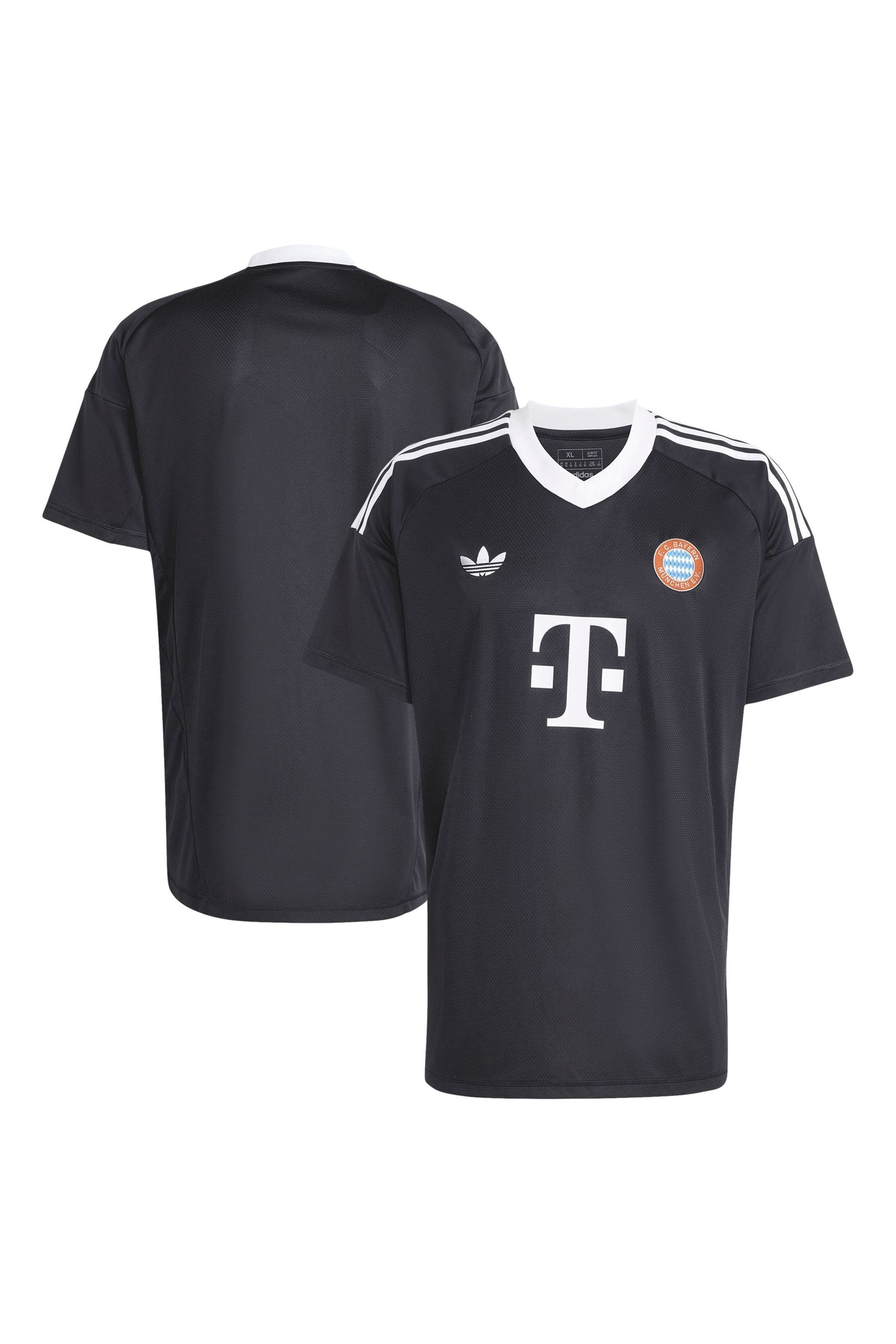 adidas Black FC Bayern Third Goalkeeper Kids Shirt 2024-25