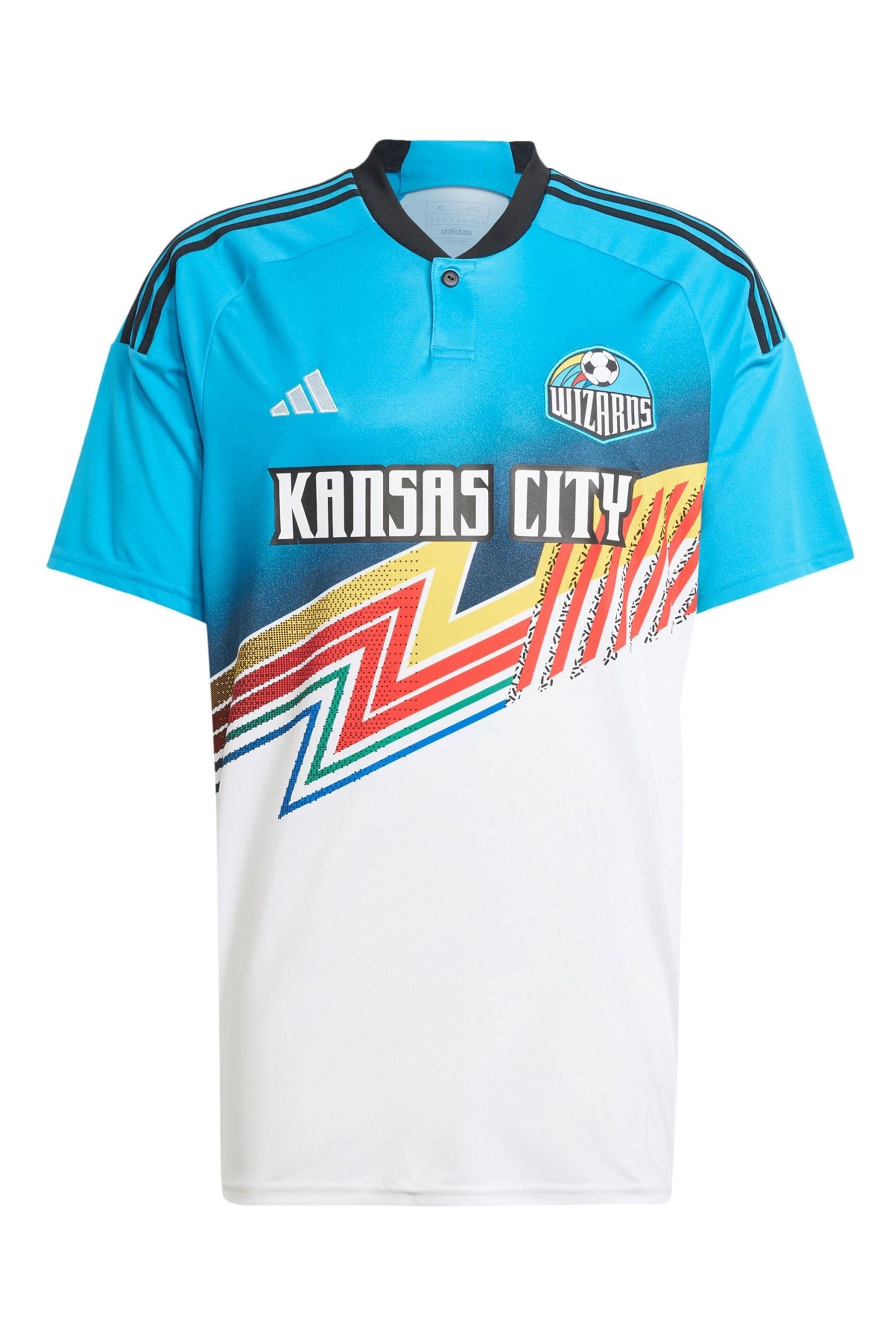 adidas White Sporting Kansas City Third Kids Shirt 2024-25